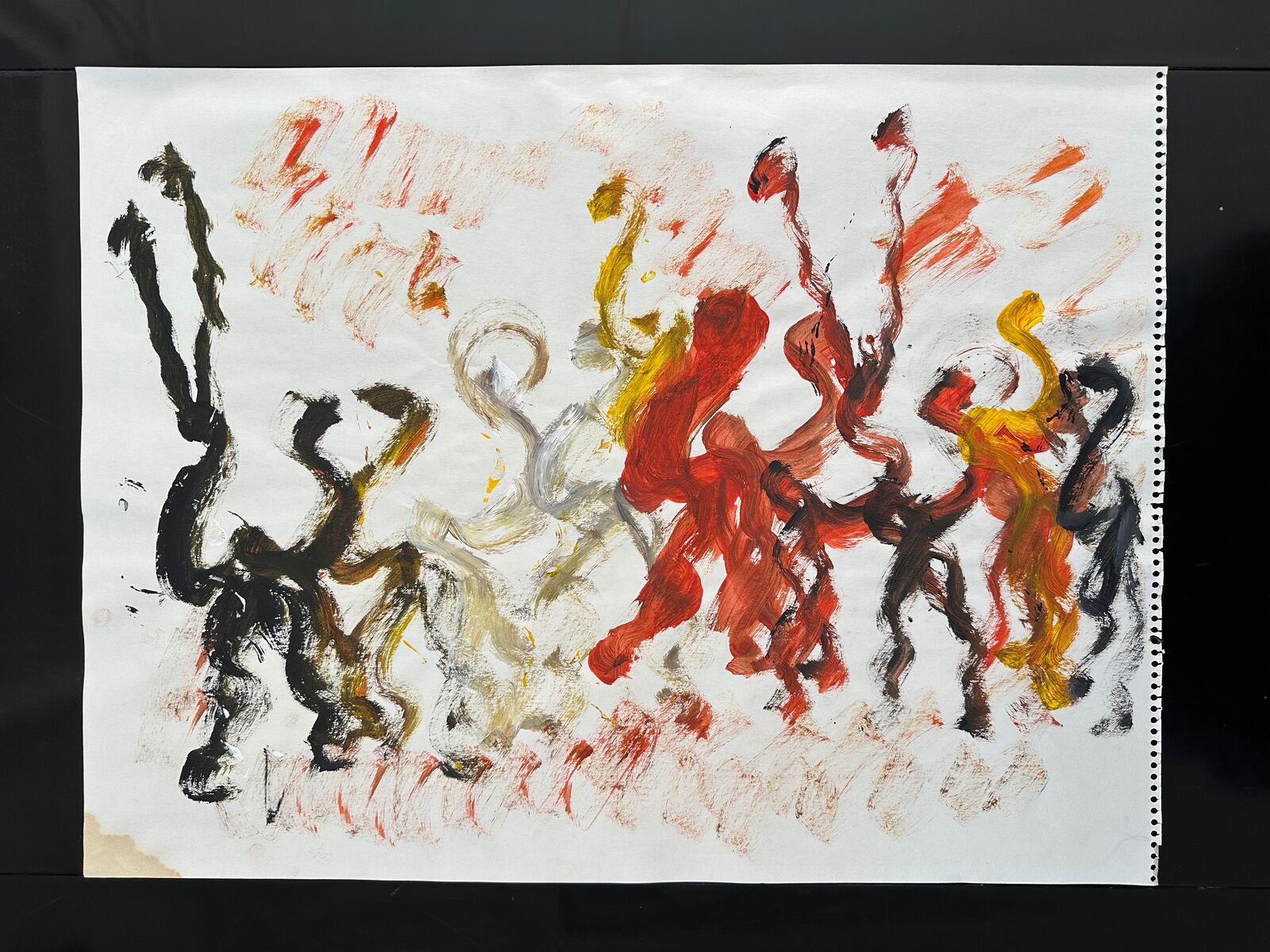 Artwork by Purvis Young, Untitled double-sided painting, Made of Paint on paper 