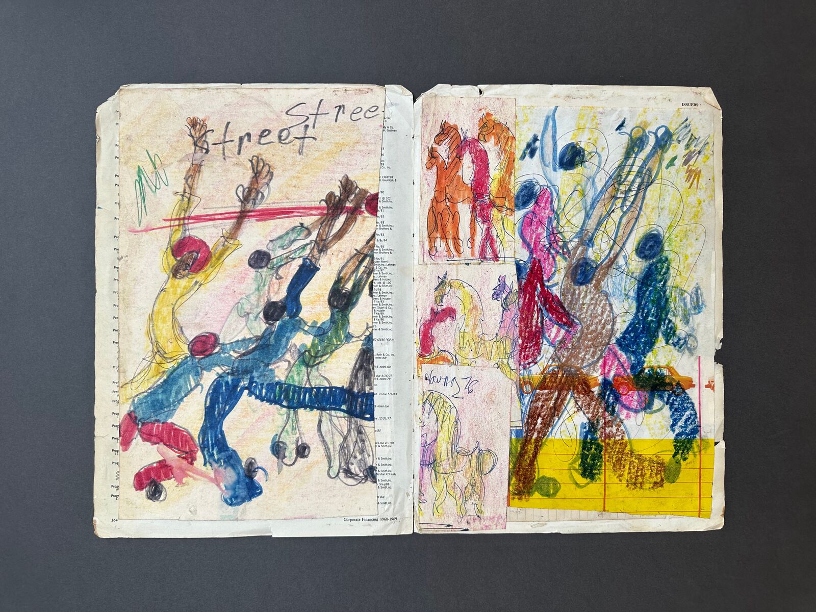 A piece of paper with a drawing on it.