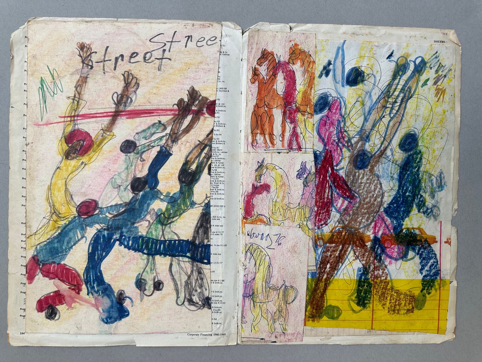 A piece of paper with a drawing on it.