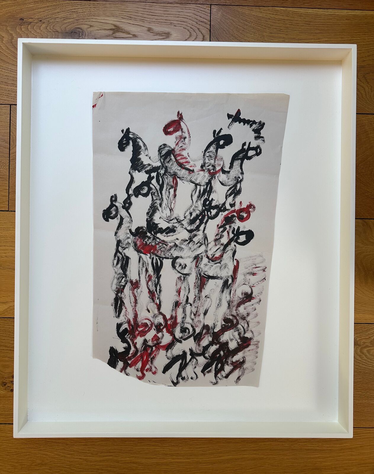 Untitled painting of horses