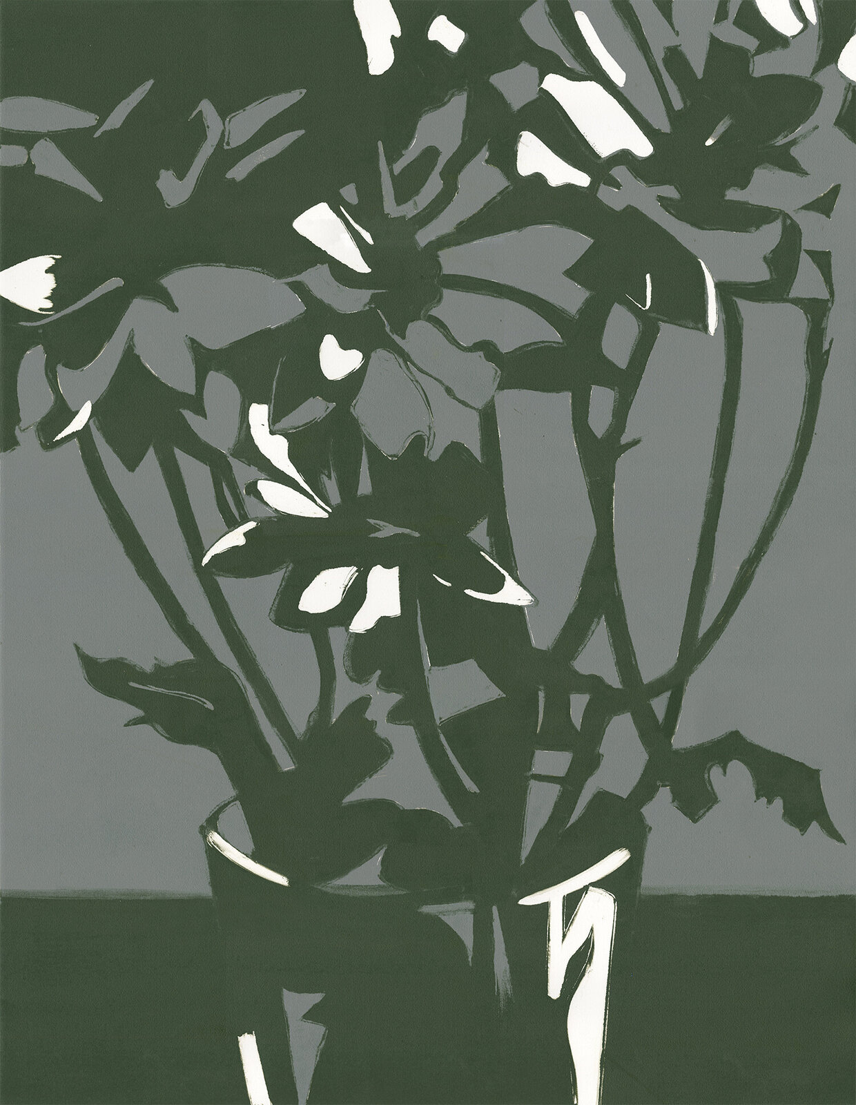 Daisies XIV (Daisies and Pint Glass) by Rachel Burgess, 2024