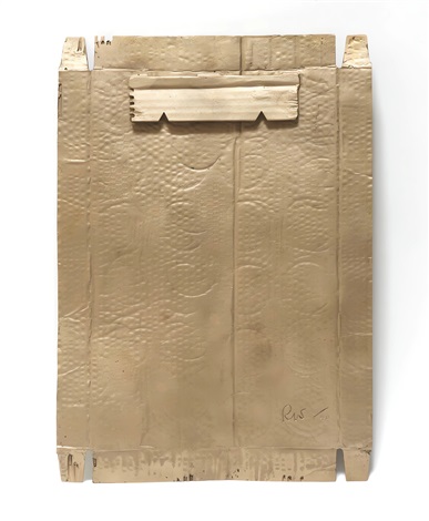 Artwork by Rachel Whiteread, Pallet, Made of Patinated bronze 
