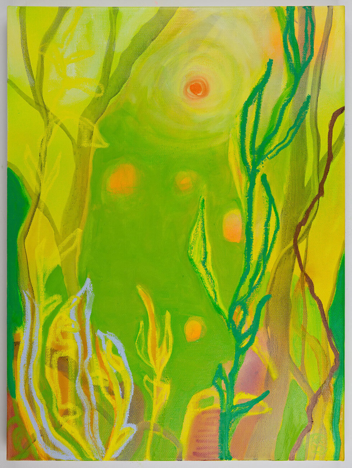 Toxic Swamp and Wildflowers by Rachelle Krieger, 2020