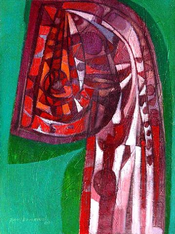 Cabeza con simbolo by Raul Enmanuel, 2007