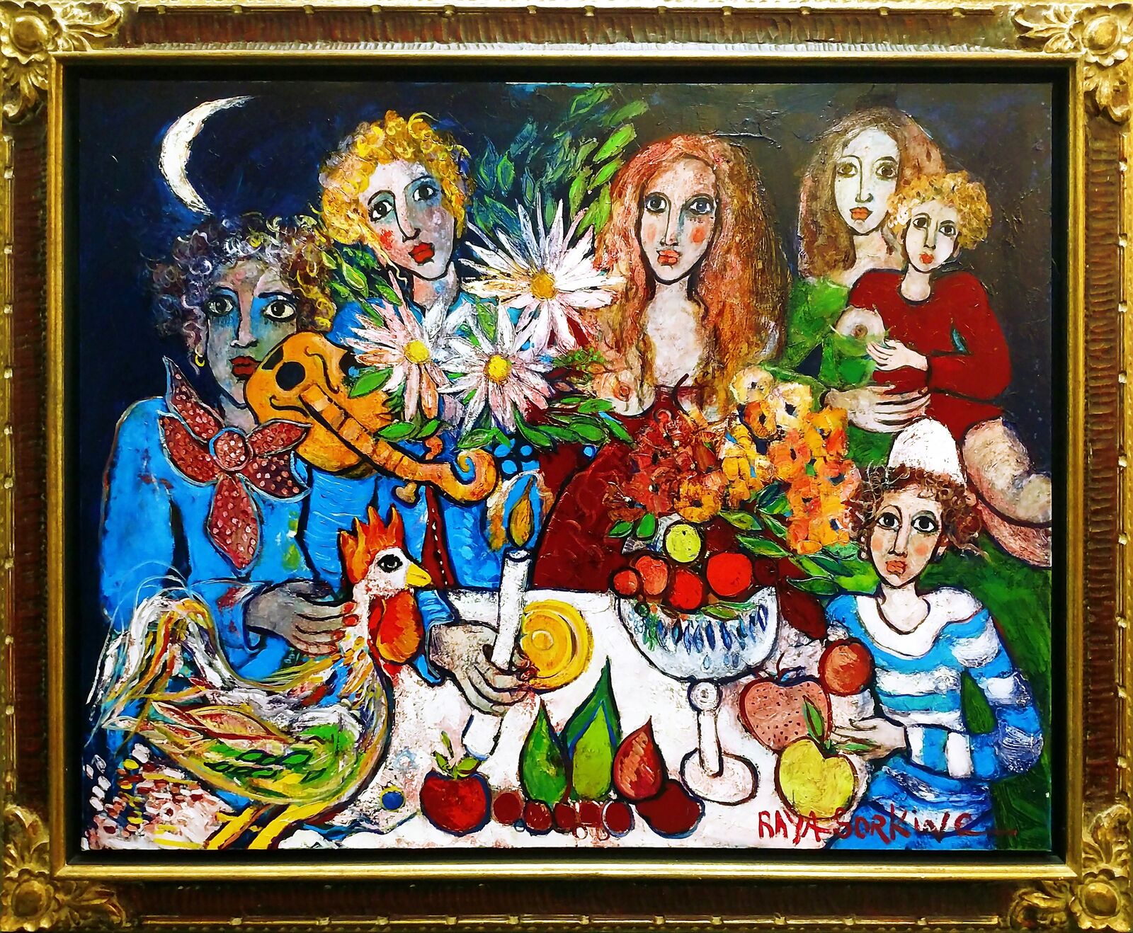 Artwork by Raya Sorkine, SOUVENIRS D'ENFANCE, Made of Oil On Canvas 