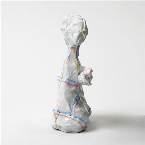Artwork by Rebecca Warren, MC, Made of Handpainted bronze 