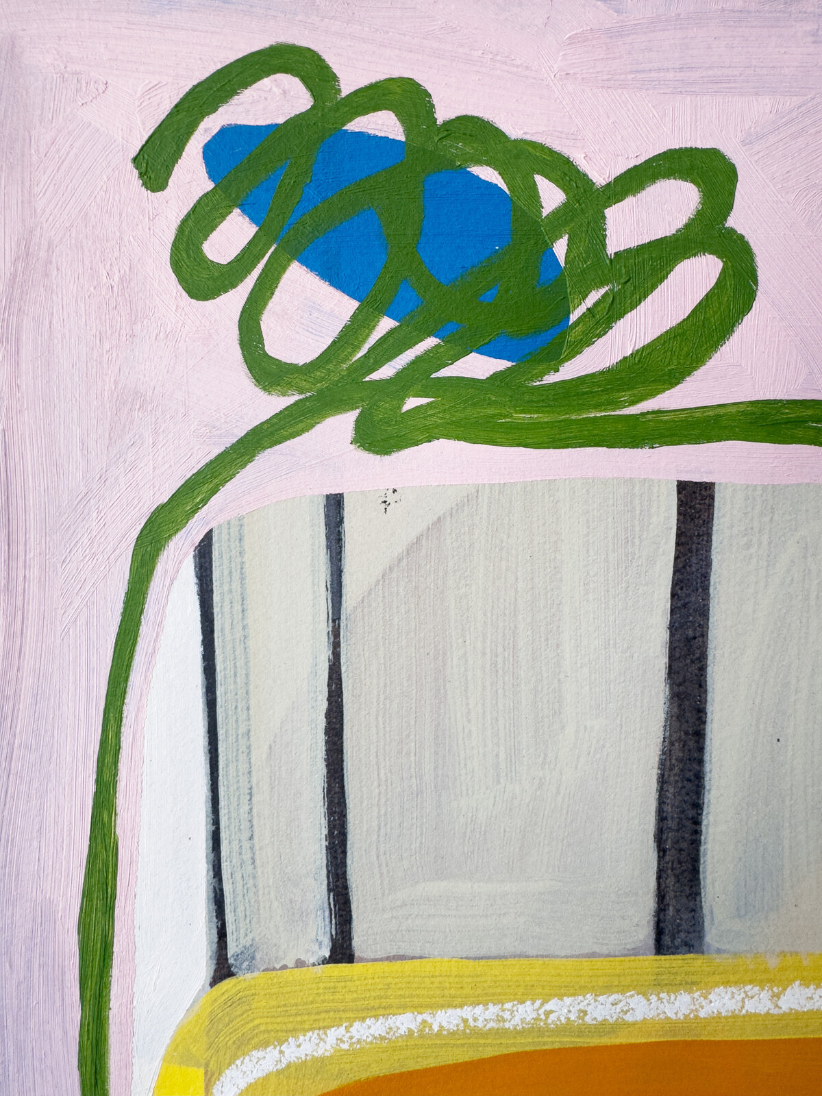 Artwork by Rebekah Andrade, Beauty Marks, Made of Oil, Acrylic, Pastel on Oil Paper 