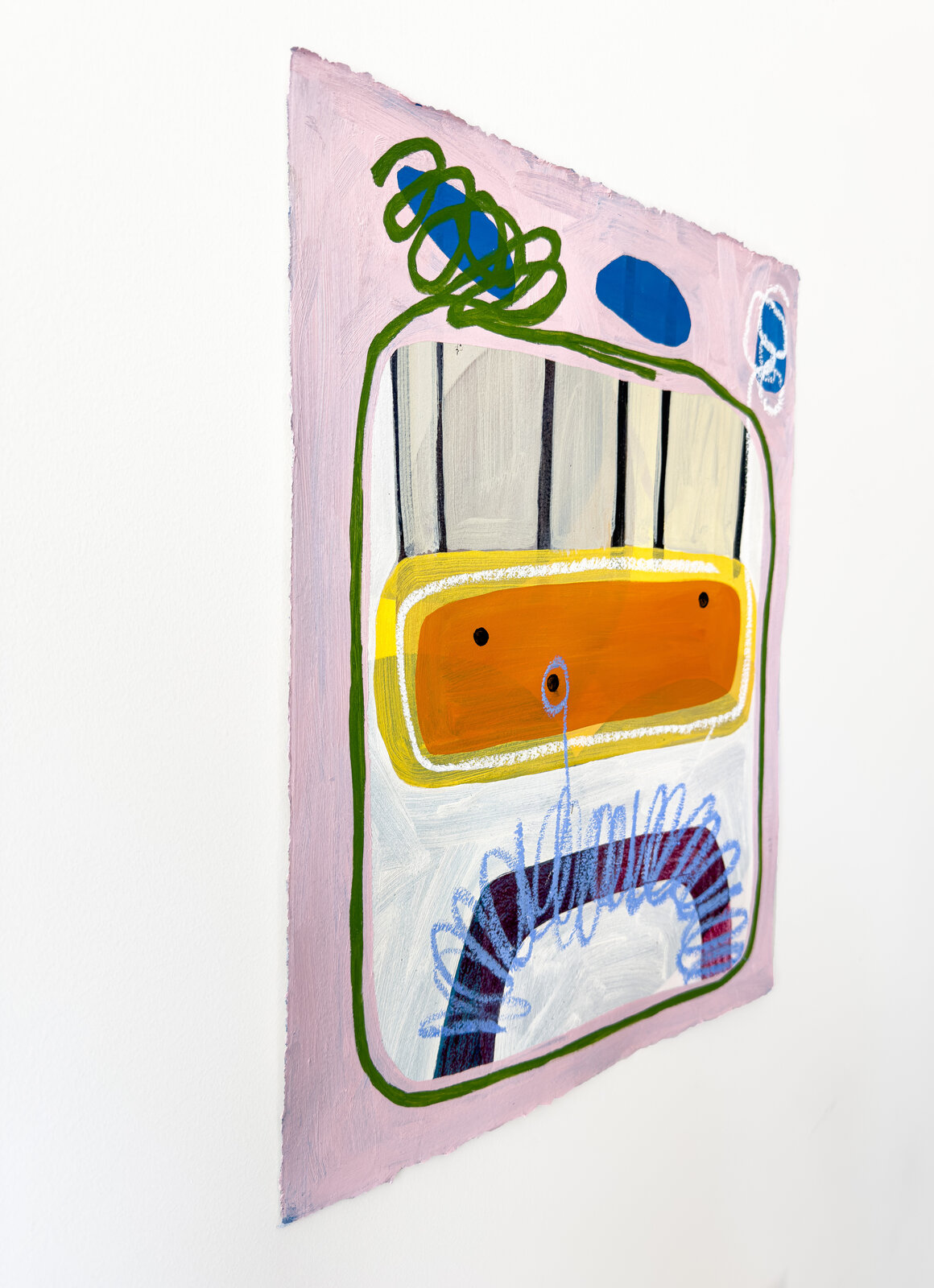 Artwork by Rebekah Andrade, Beauty Marks, Made of Oil, Acrylic, Pastel on Oil Paper 