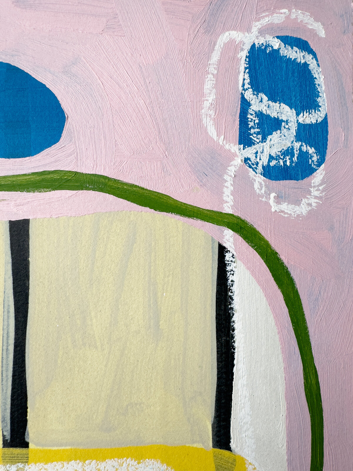 Artwork by Rebekah Andrade, Beauty Marks, Made of Oil, Acrylic, Pastel on Oil Paper 
