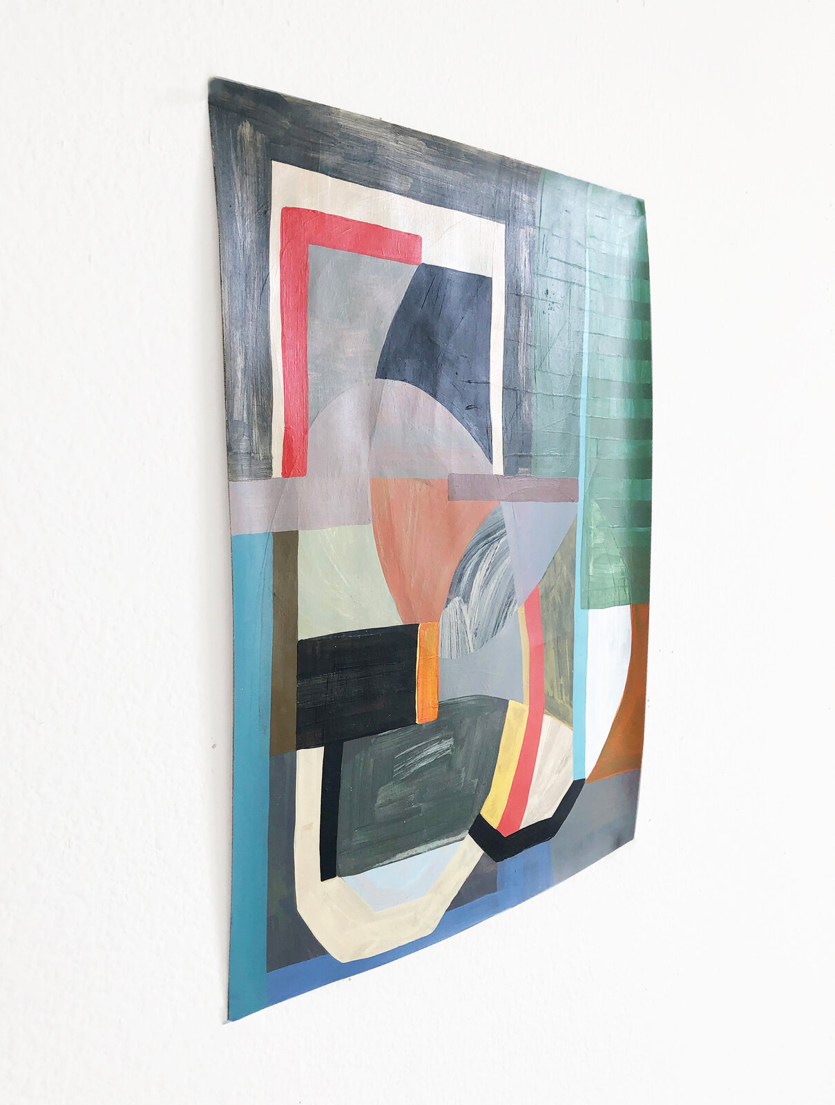 Artwork by Rebekah Andrade, Study 6, Made of Acrylic On Paper 