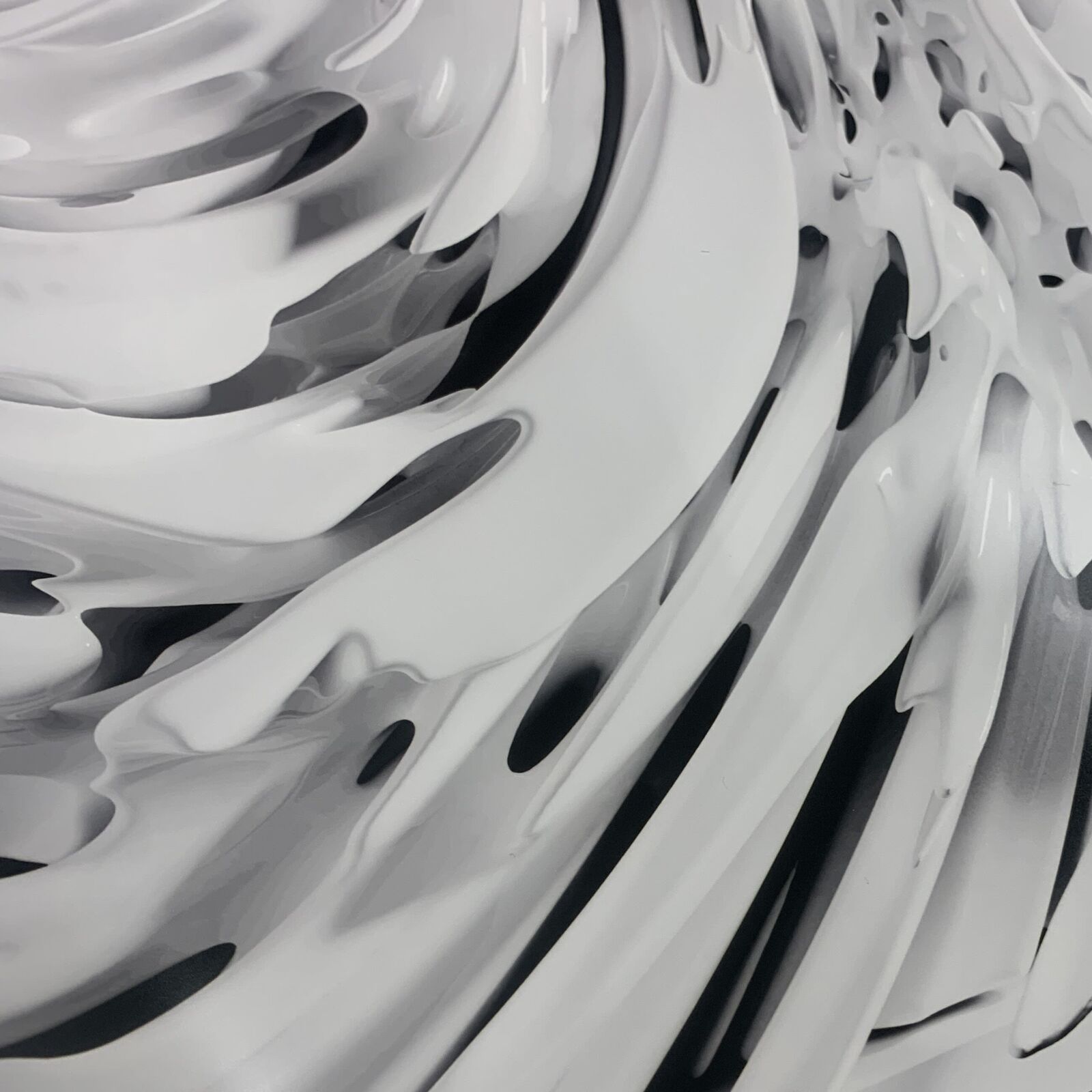 Artwork by Refik Anadol, Quantum Memories: Noise A, B, C, Made of C-Print 