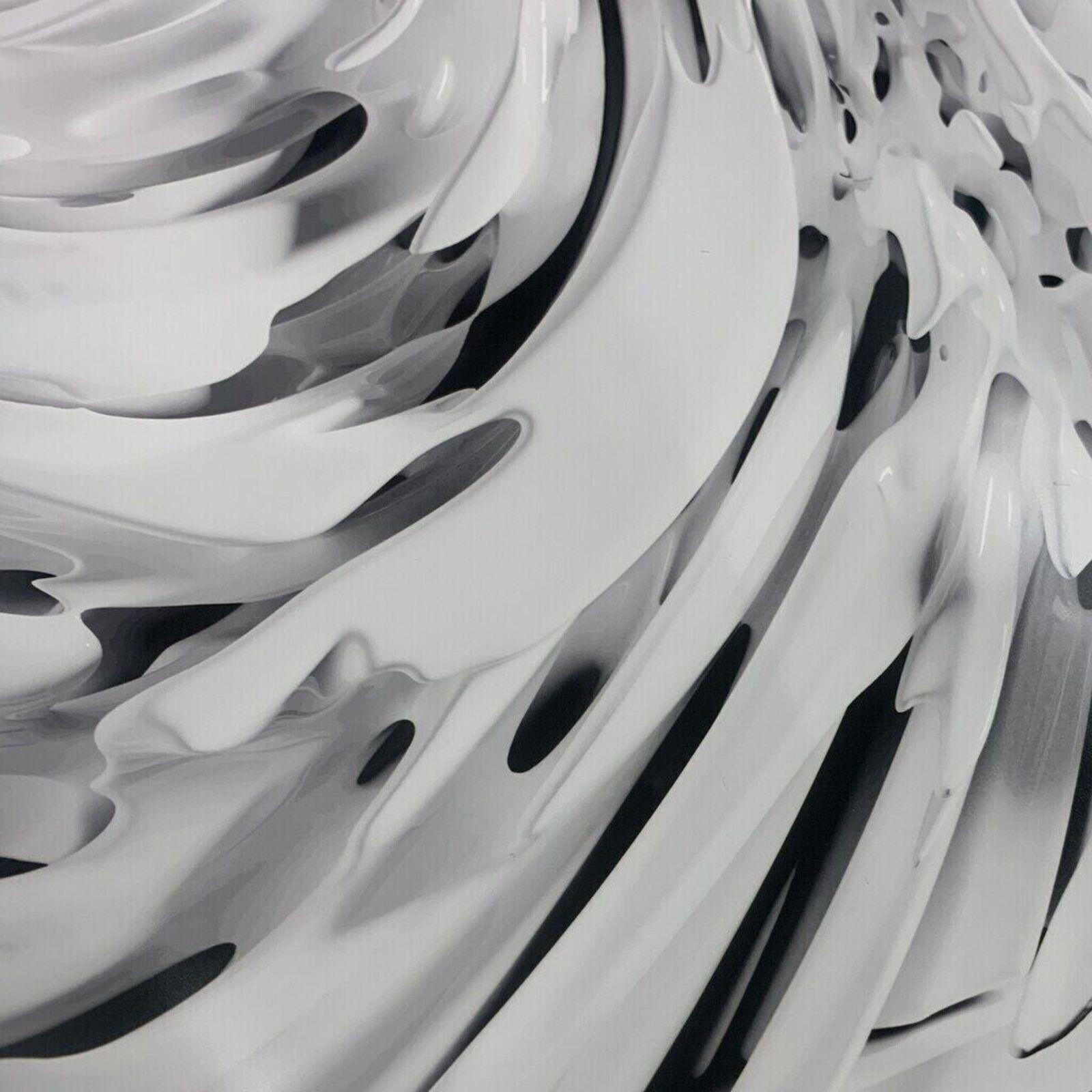 Artwork by Refik Anadol, Quantum Memories: Noise A, B, C, Made of C-Print 