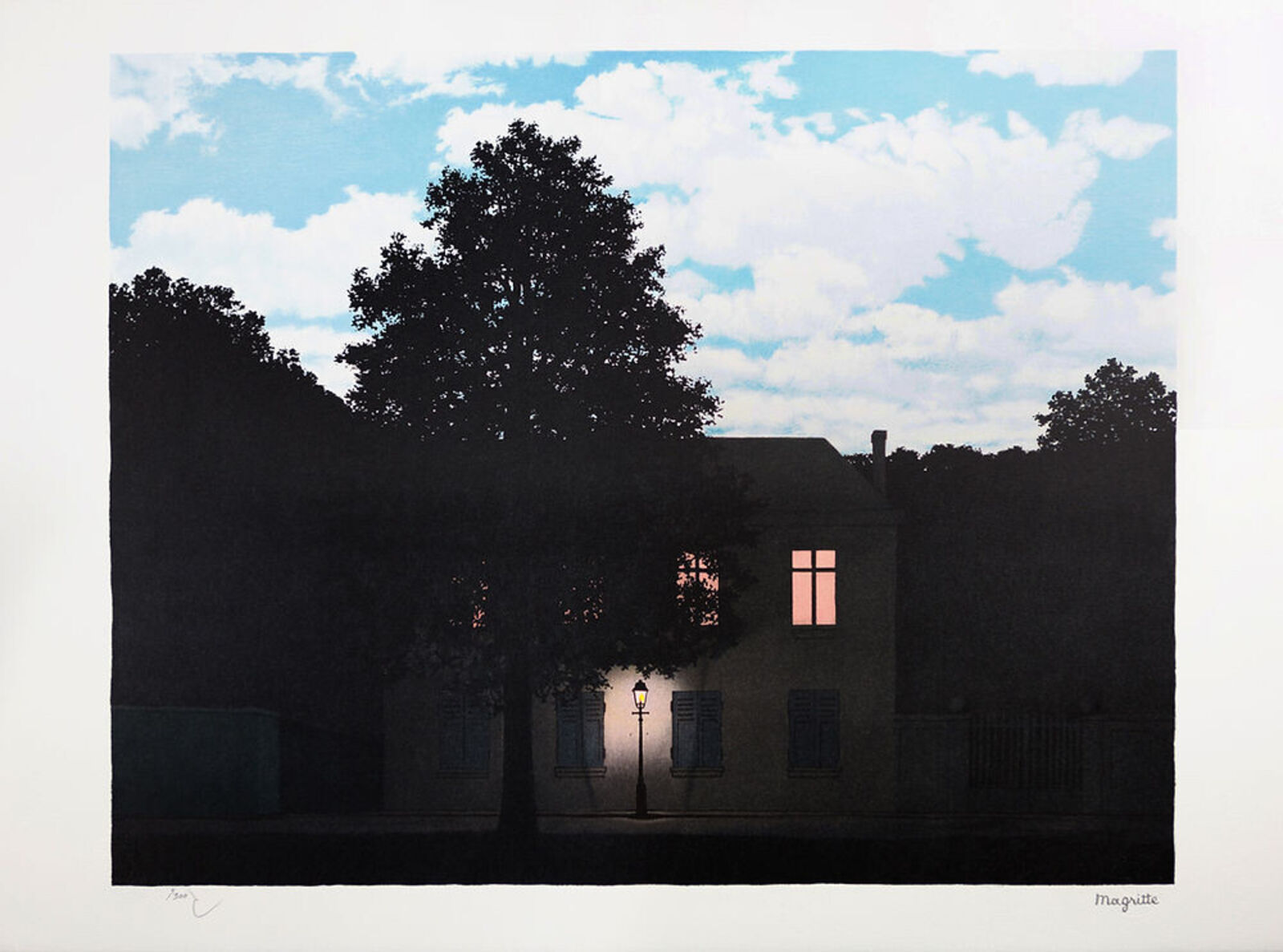 L'Empire des Lumières (The Empire of Light) by René Magritte, 2004