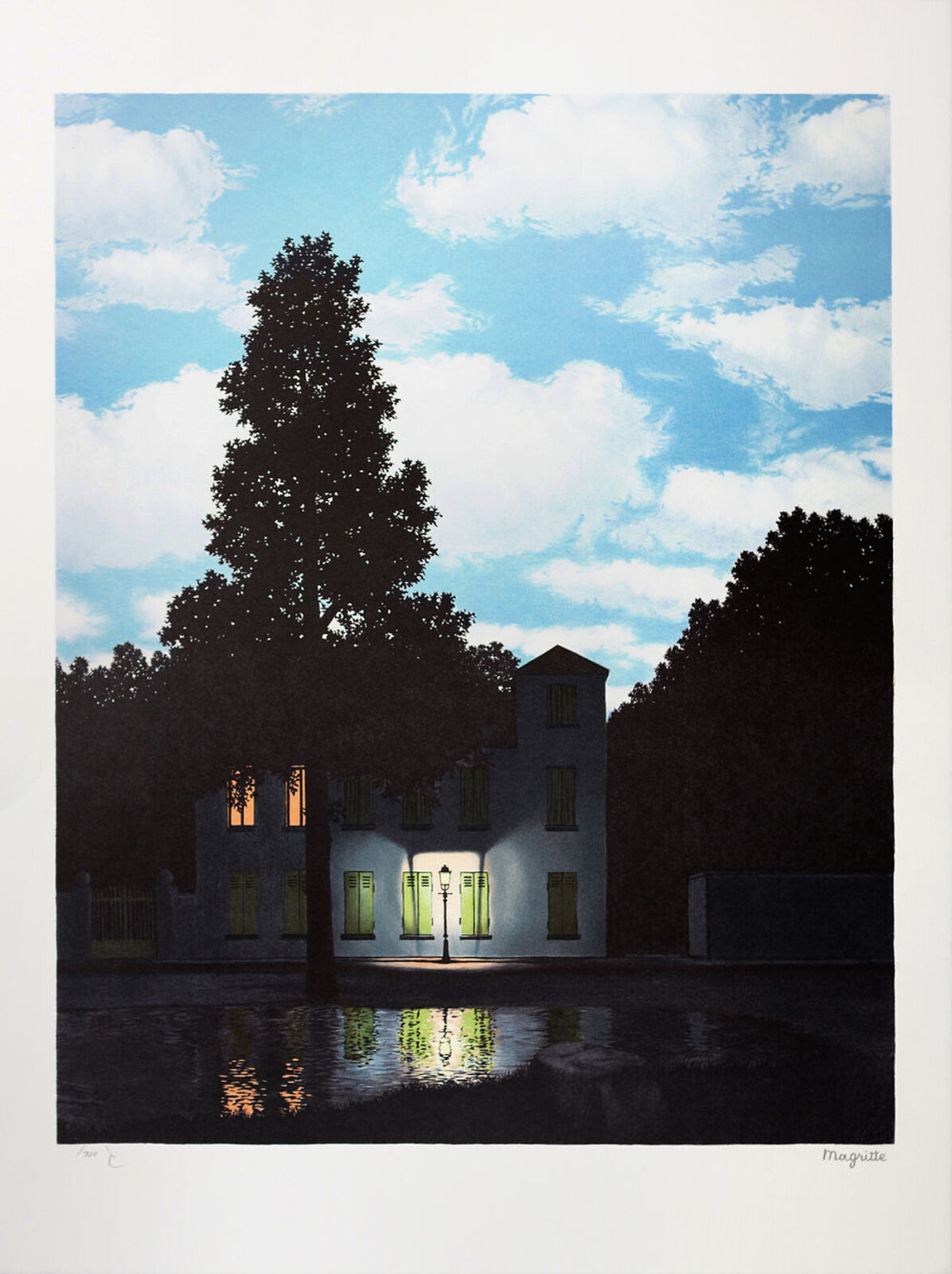 L'Empire des Lumières (The Empire of Light) by René Magritte, 2004