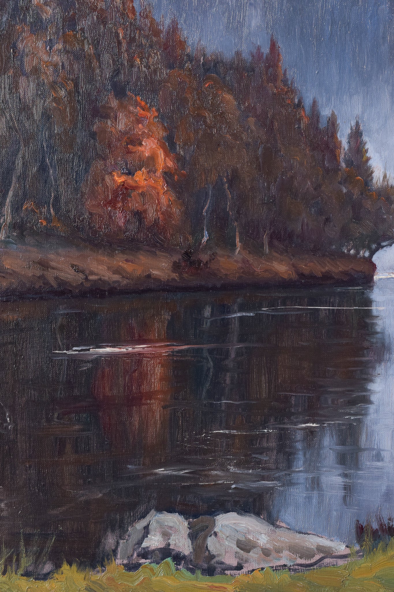 Artwork by Ricard Tárrega Viladoms, Lake Königssee, Made of Oil on canvas 