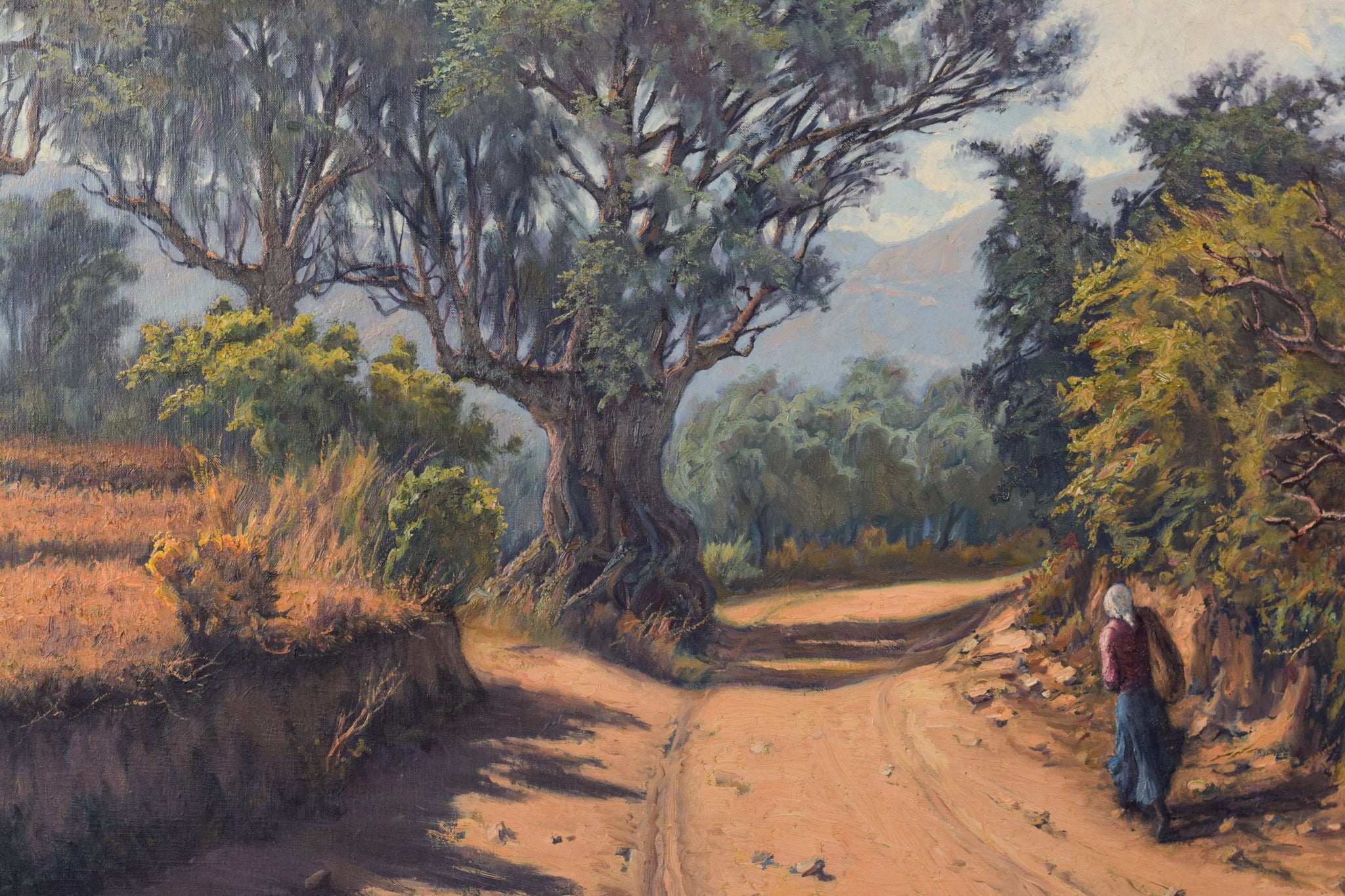 Artwork by Ricard Tárrega Viladoms, Viejos Olivos, Made of Oil on canvas 
