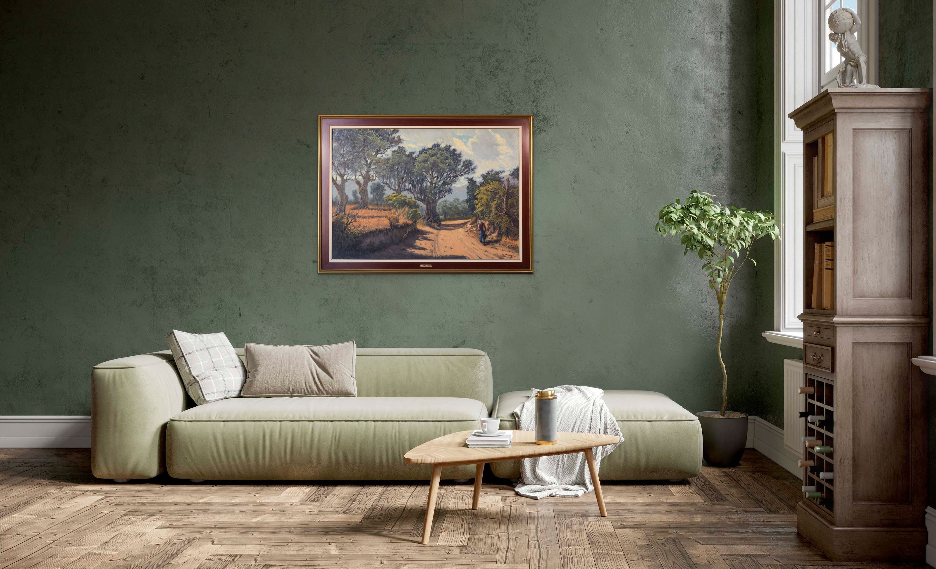 Artwork by Ricard Tárrega Viladoms, Viejos Olivos, Made of Oil on canvas 