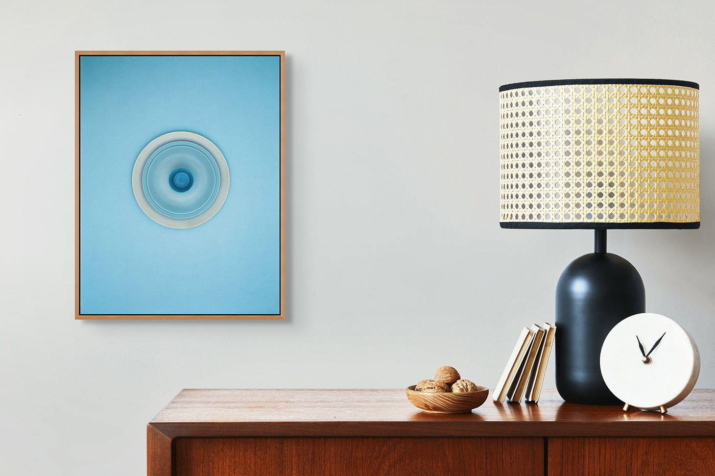 Artwork by Richard Caldicott, Combination Blue No.1, Made of C print 