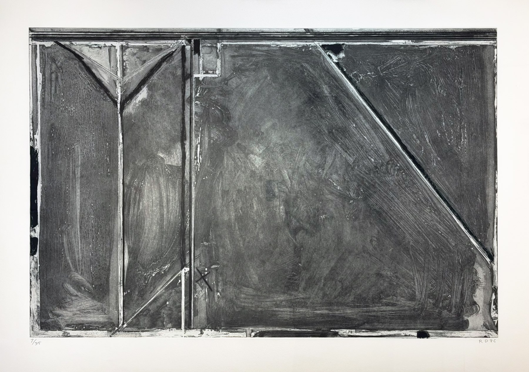 Folsom Street Variations II (Grey) by Richard Diebenkorn, 1986