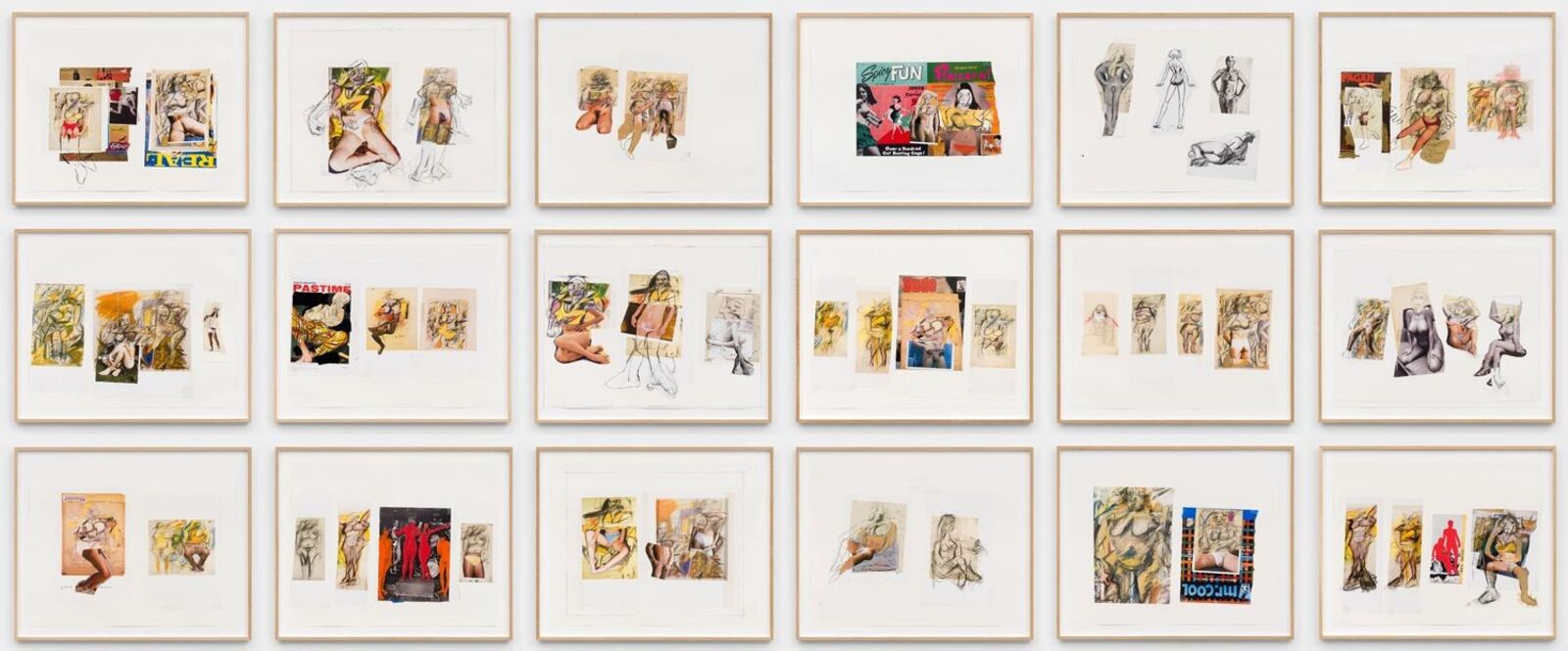 Artwork by Richard Prince, Together, Made of Offset lithography, hand-cutting, painting and assemblage 