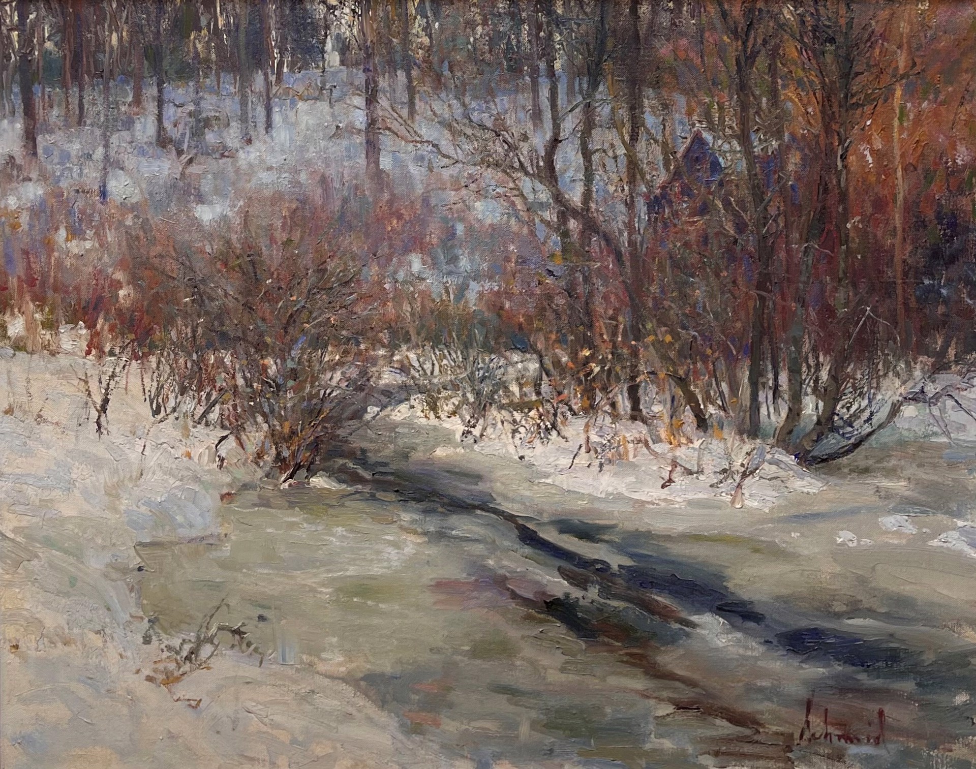 Frozen Brook by Richard Alan Schmid, 1962