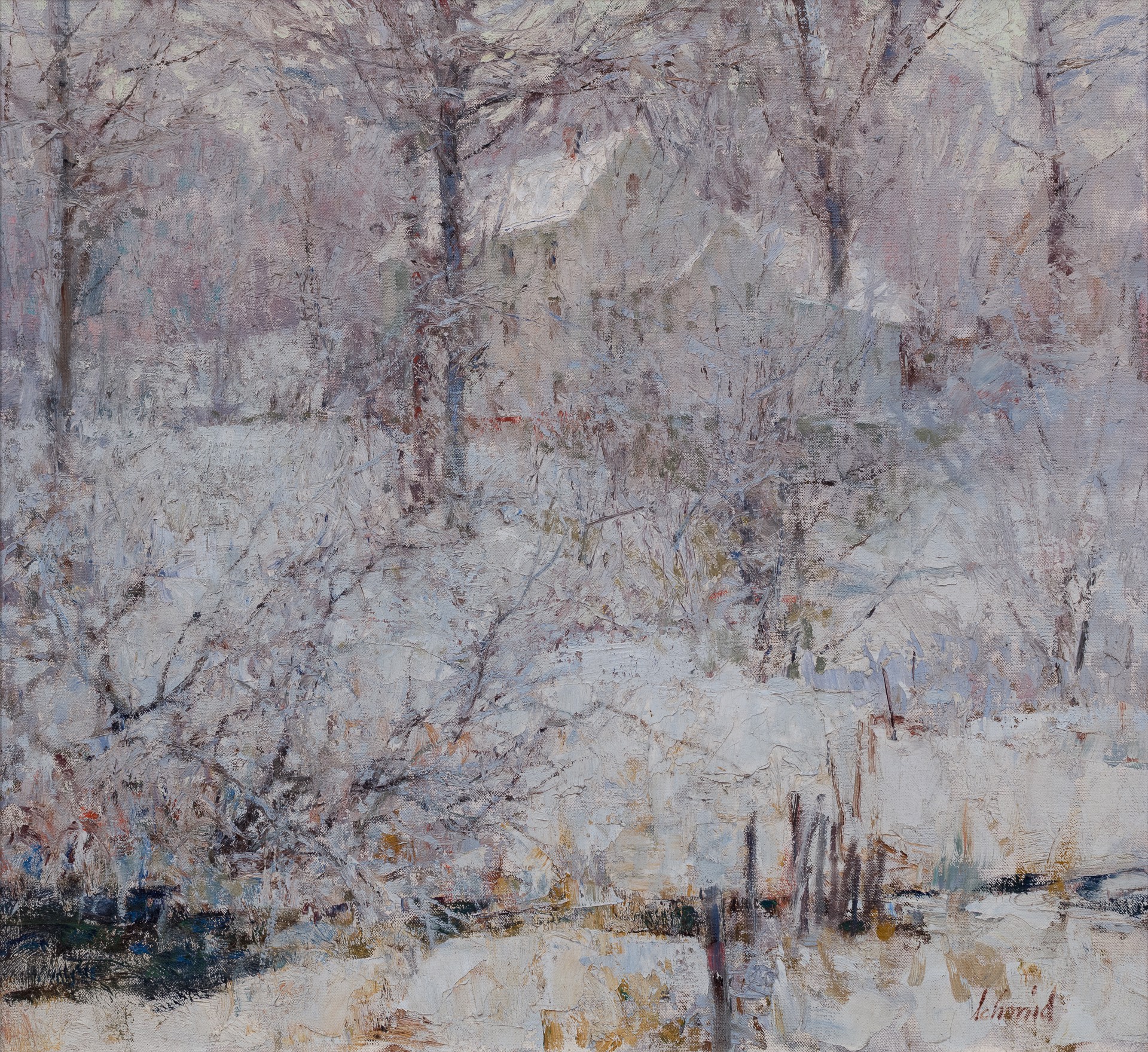 Pulyan House in Snow - Connecticut