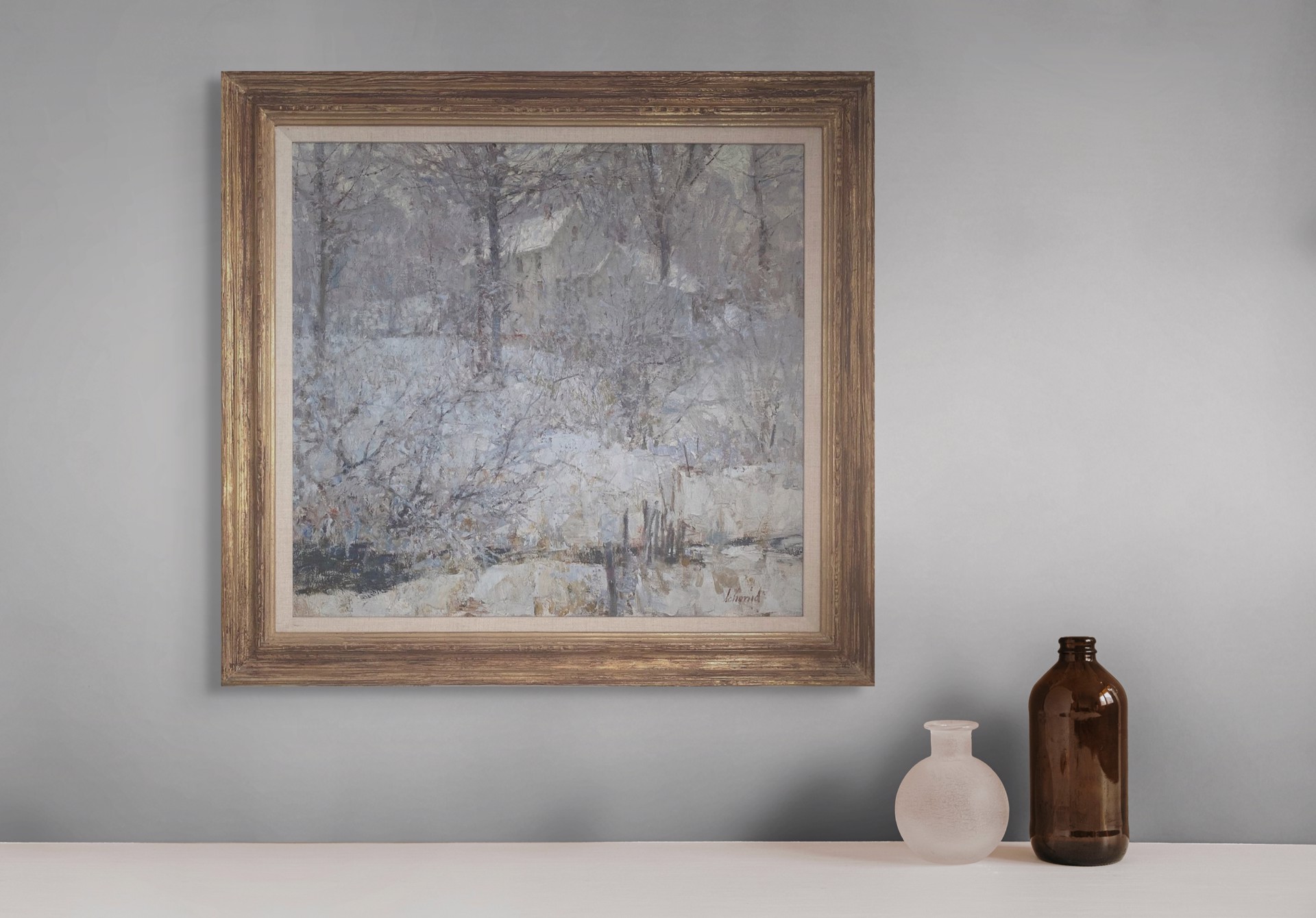 Pulyan House in Snow - Connecticut