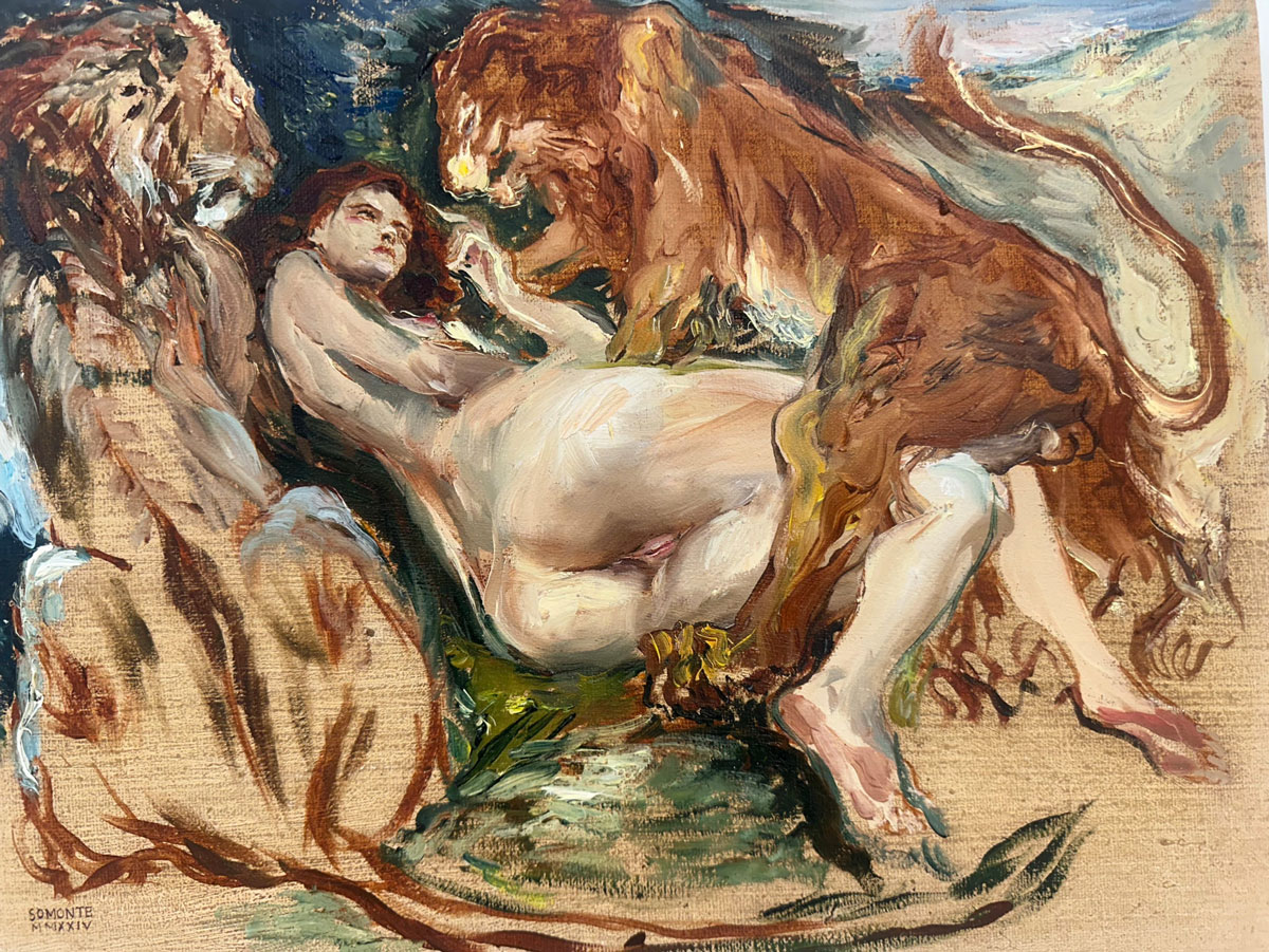 Entre leones by Richard Somonte, null