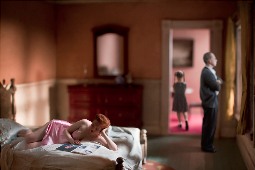 Pink Bedroom (Family) by Richard Tuschman, 2013