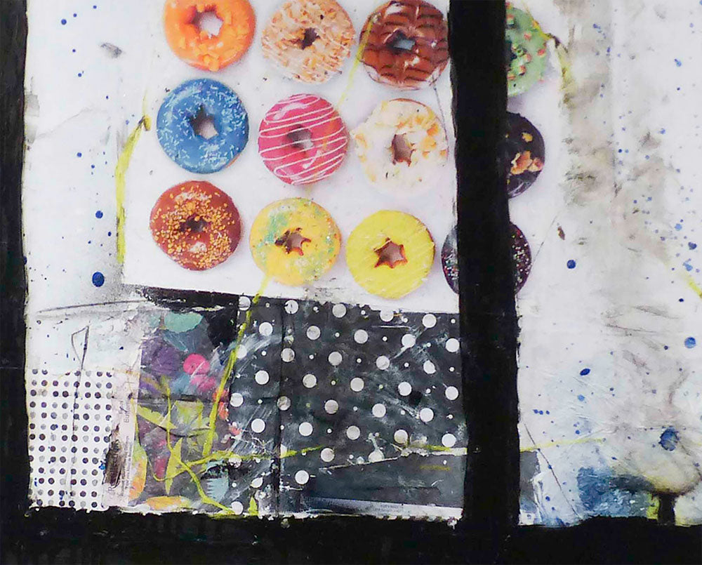 Artwork by Robert Baribeau, Color Trac #27, Made of Acrylic on paper 