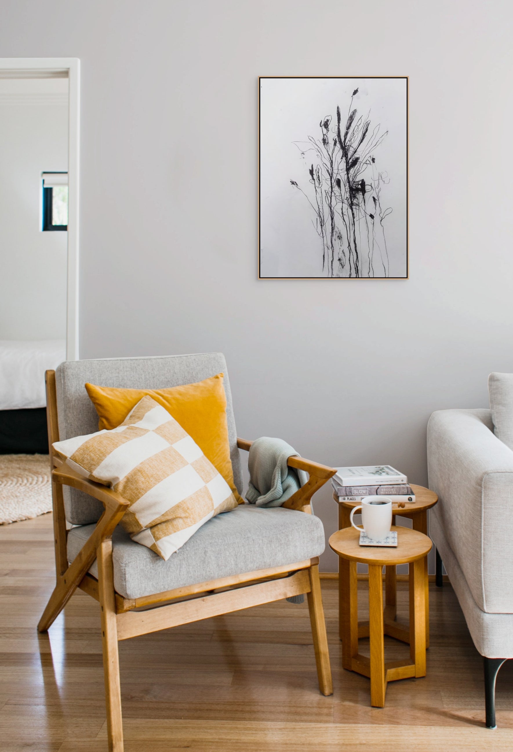 In the weeds ink bloom #3