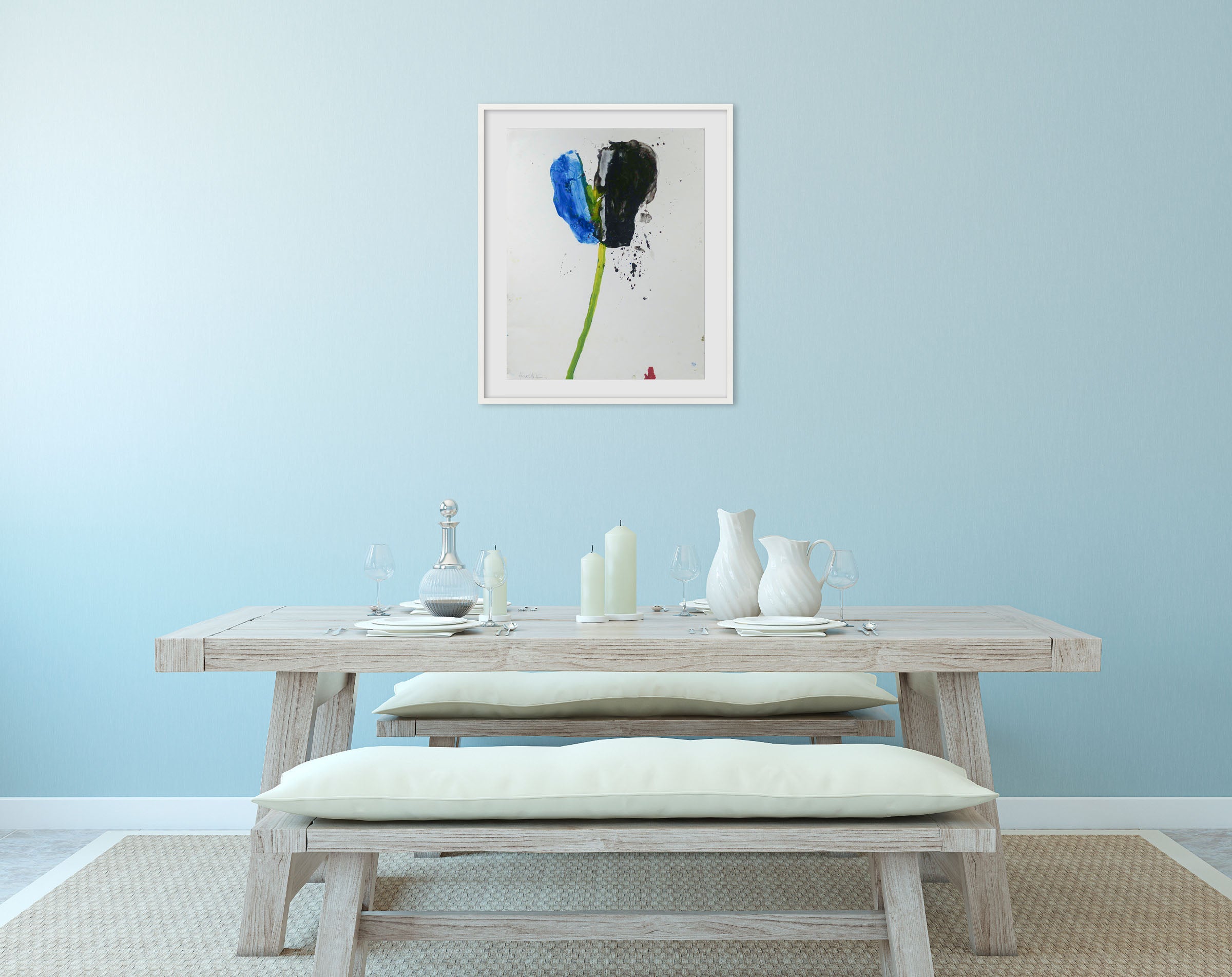 Artwork by Robert Baribeau, Stem #67, Made of Acrylic on bristol board 