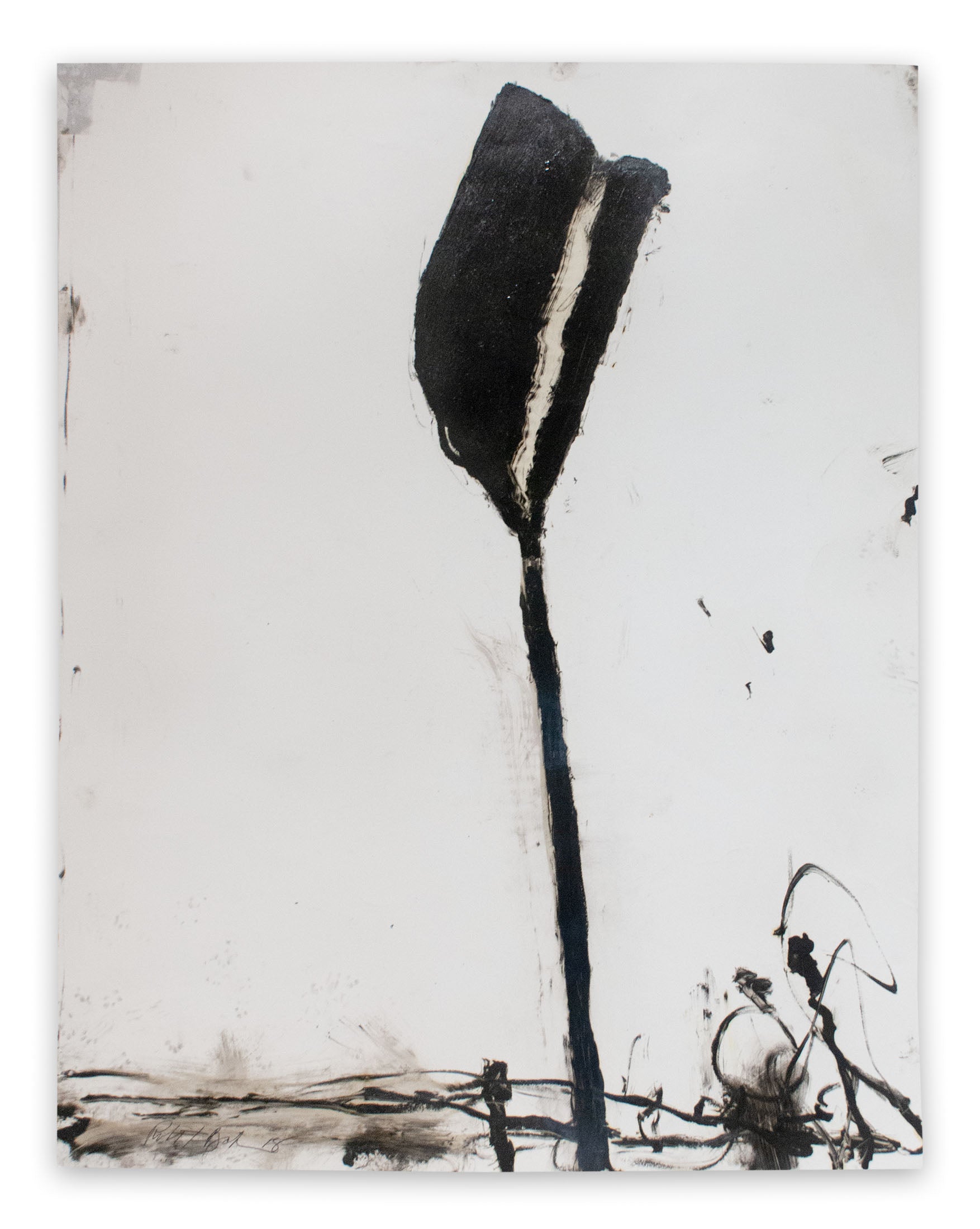 Stem in Black #1 by Robert Baribeau, 2018