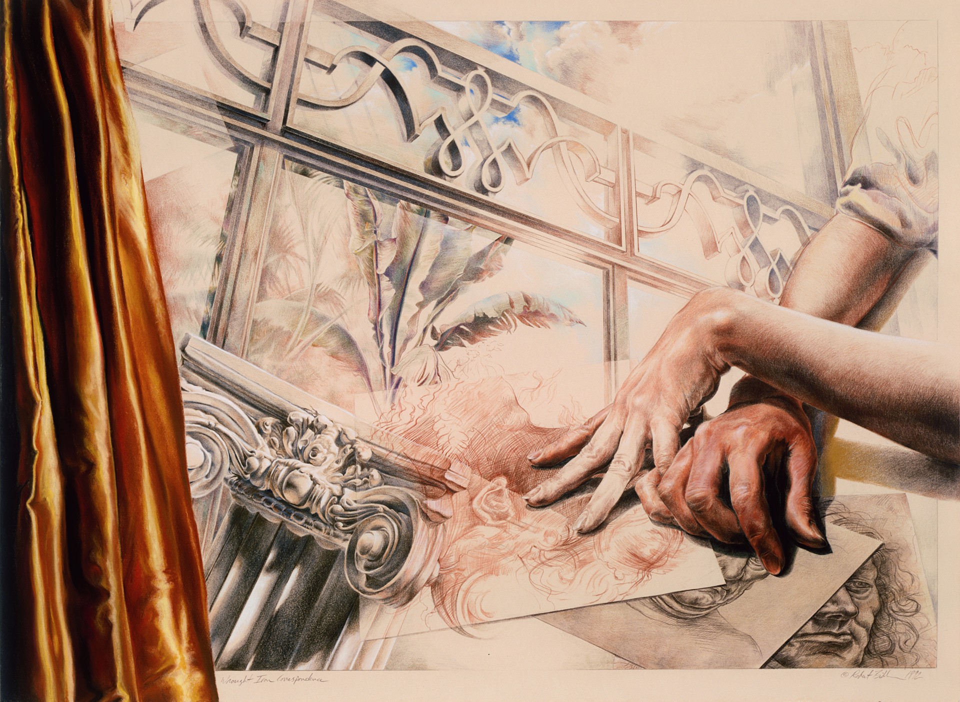 Wrought Iron Correspondence by Robert Bibler, 1992