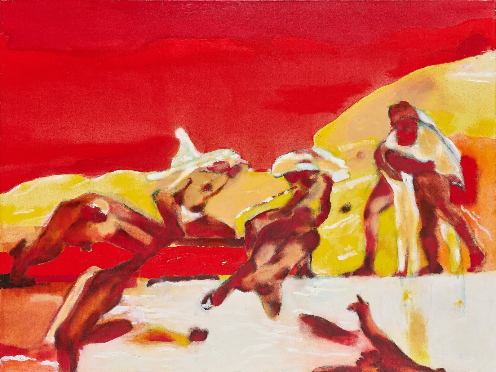 Artwork by Robert Hodgins, The Battle of Cascina II, Made of Oil on canvas 