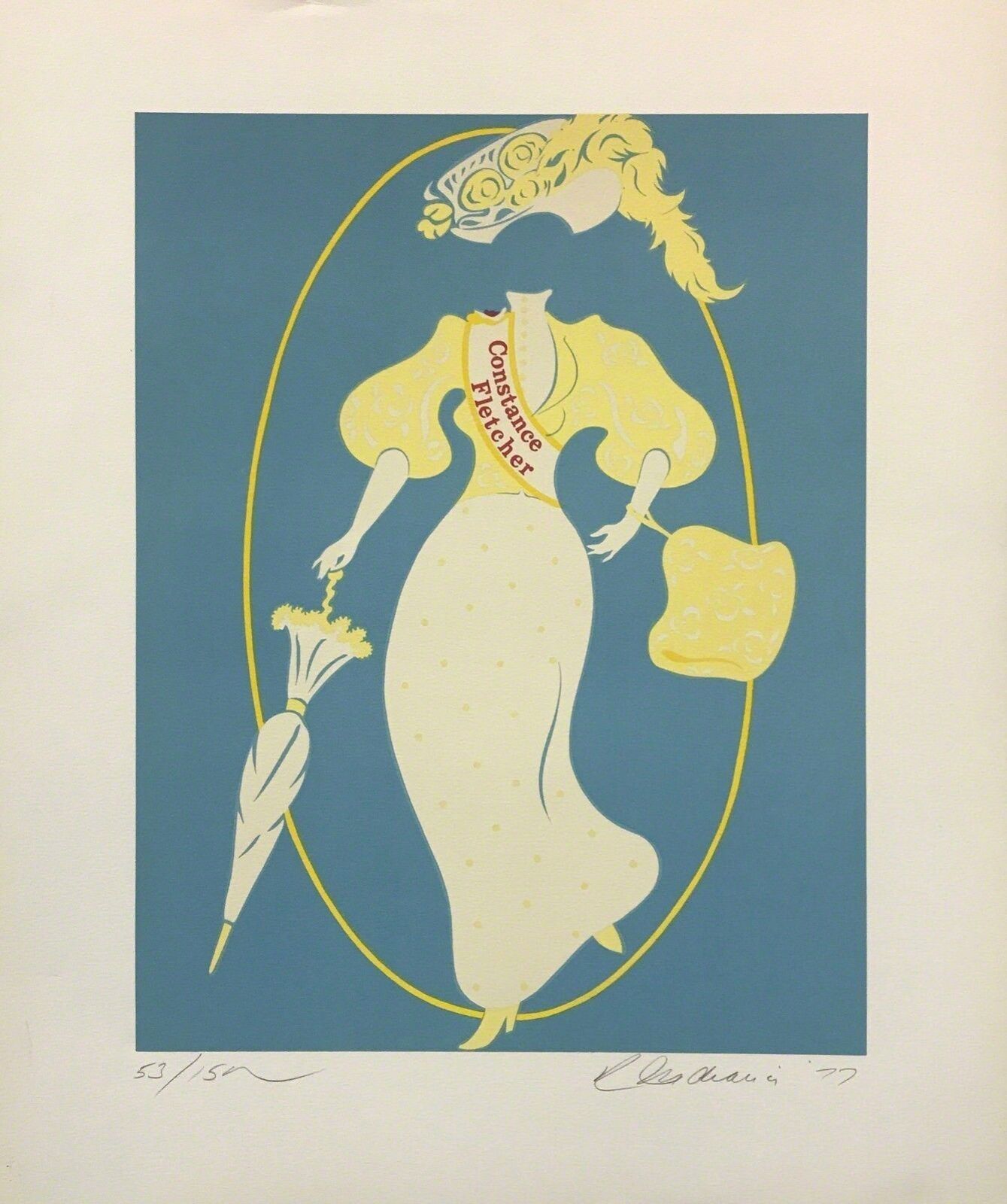 CONSTANCE FLETCHER by Robert Indiana, 1977