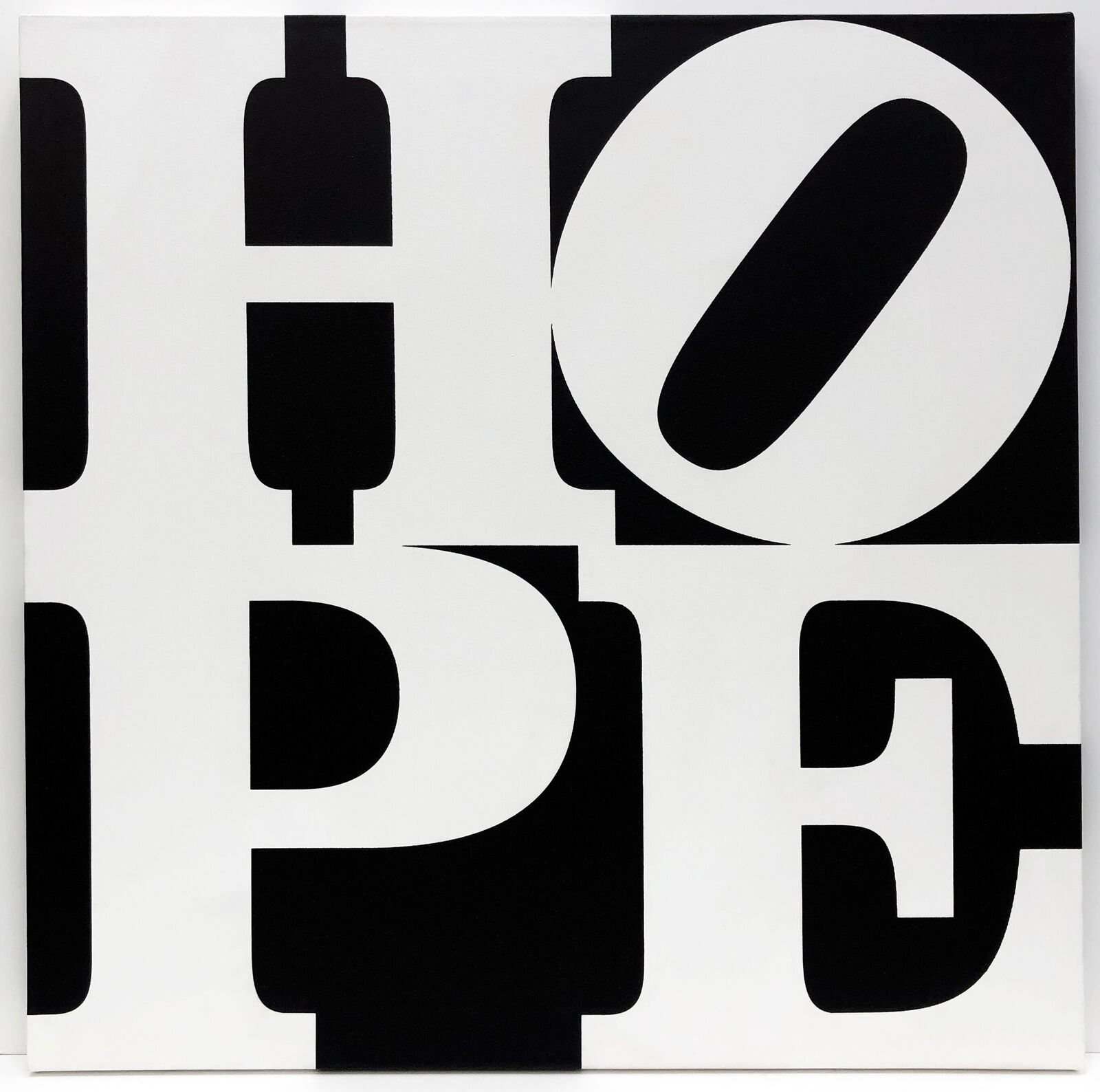 HOPE (B/W) by Robert Indiana, 1988