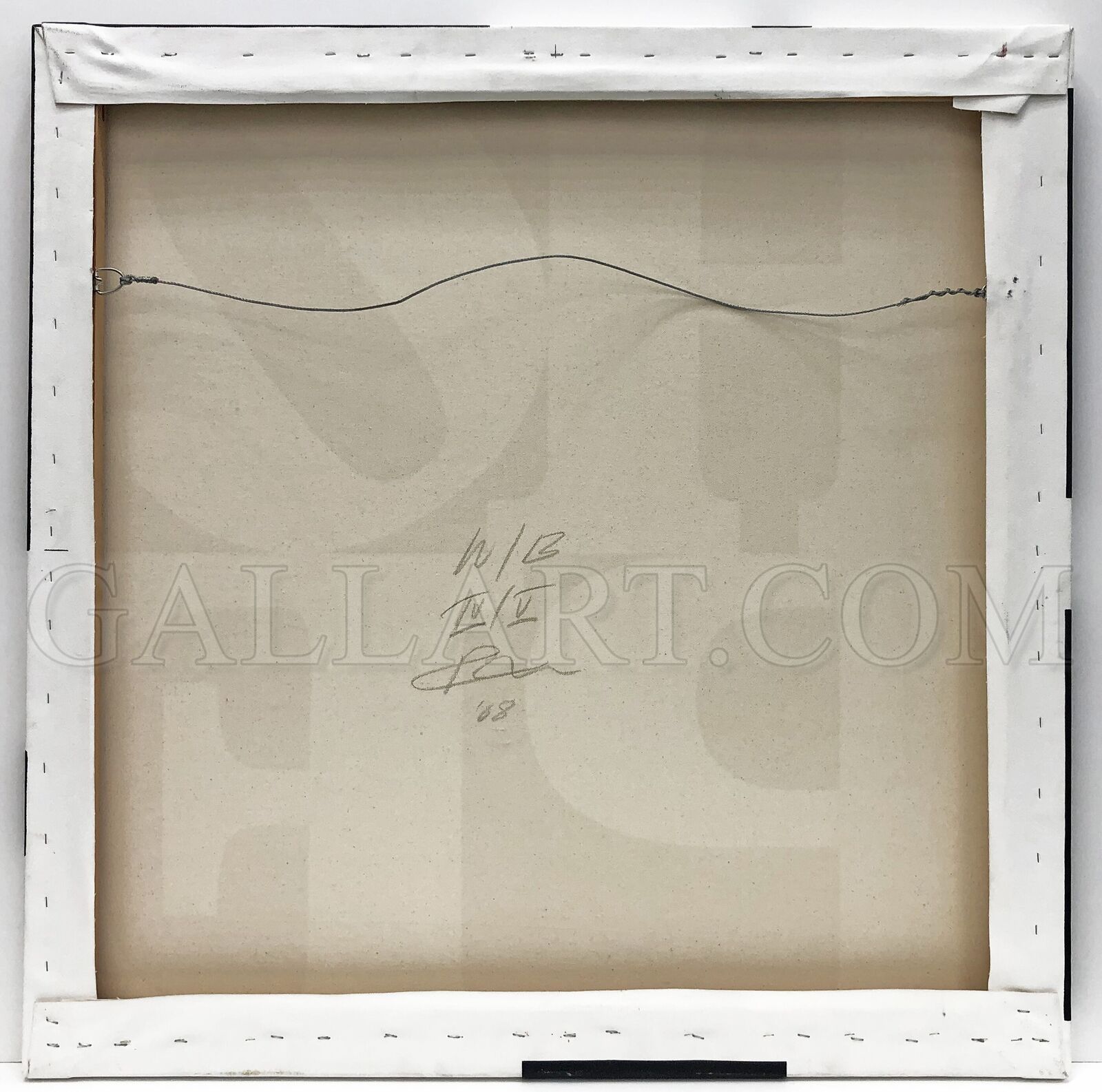 Artwork by Robert Indiana, HOPE (B/W), Made of Oil Painted Silkscreen On Canvas 