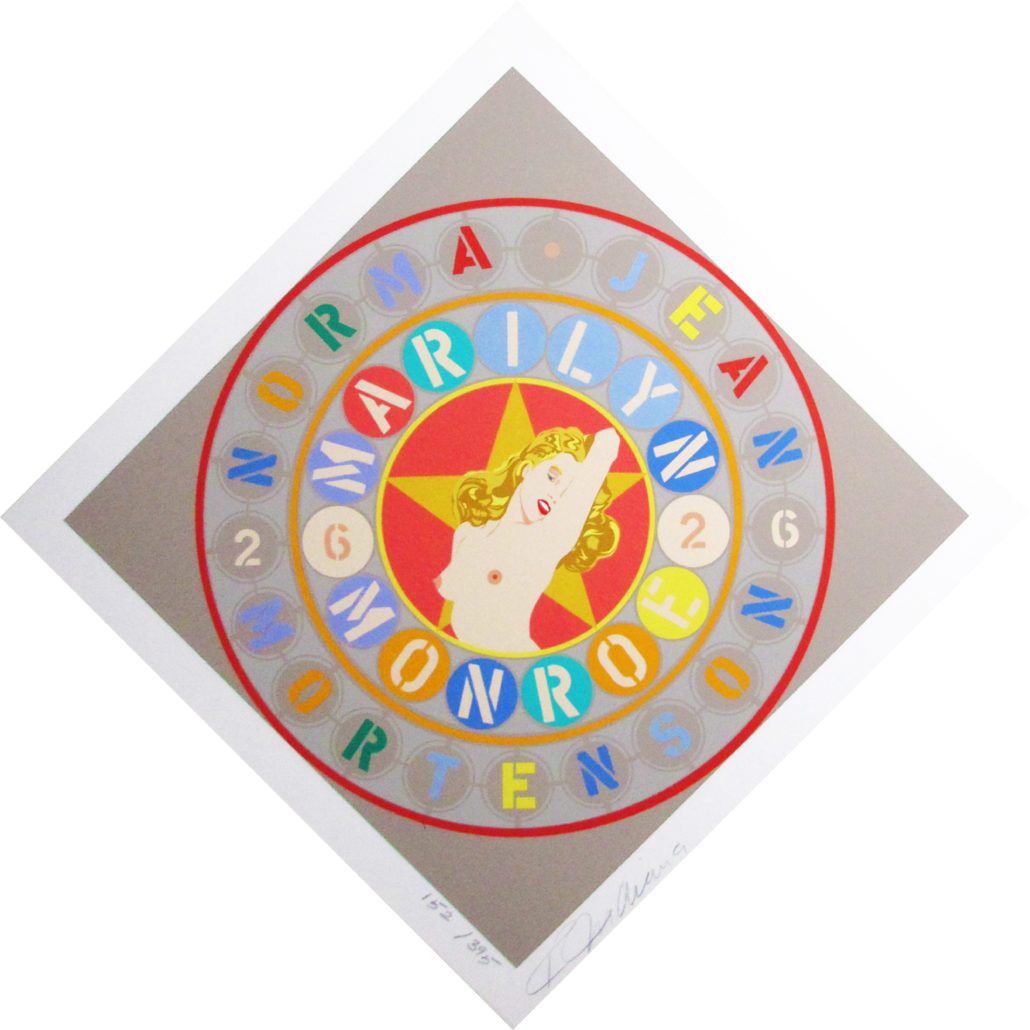 The American Dream (Metamorphosis of Norma Jean Mortenson) by Robert Indiana, 1996