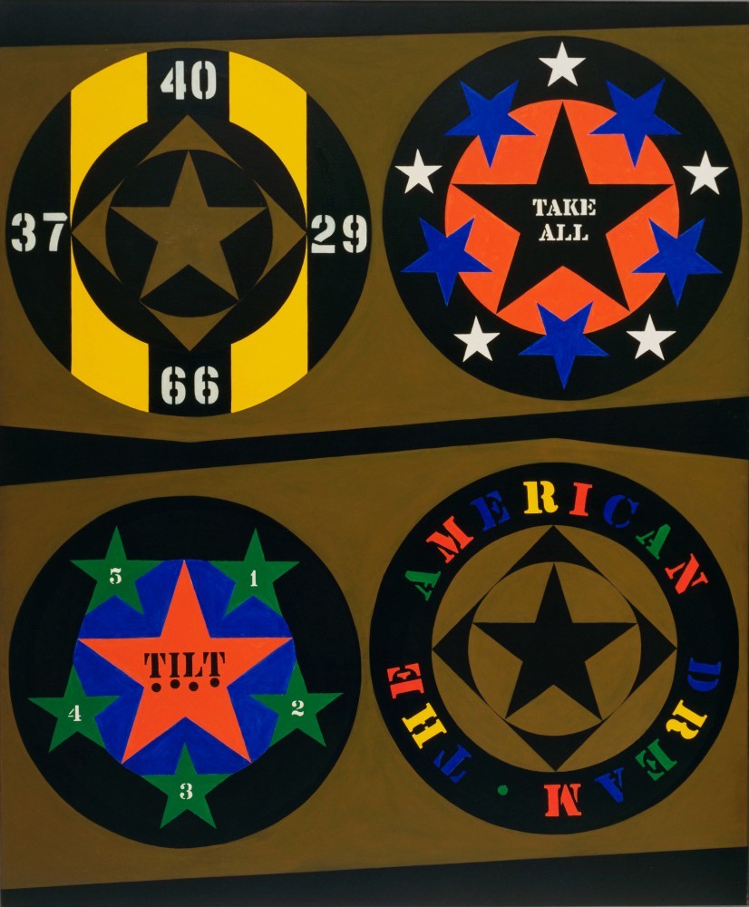 The American Dream (Tilt) by Robert Indiana, 1996