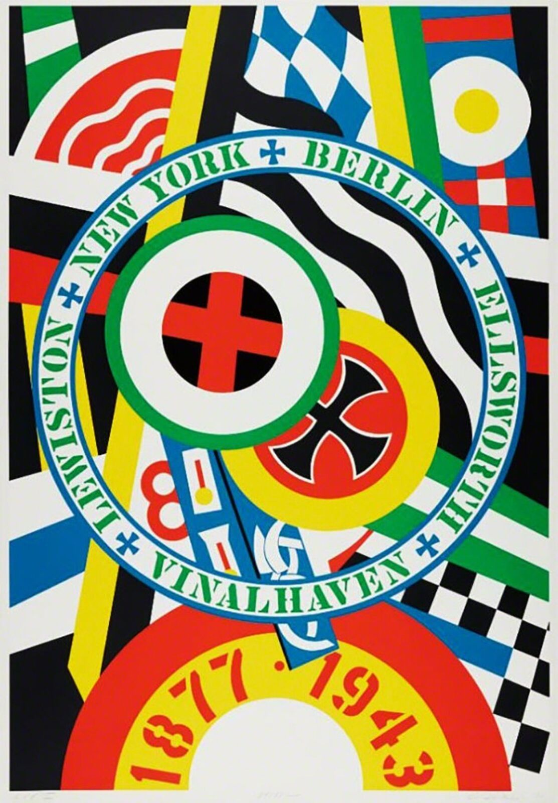Artwork by Robert Indiana, THE HARTLEY ELEGIES - KvF IV, Made of Screenprint 