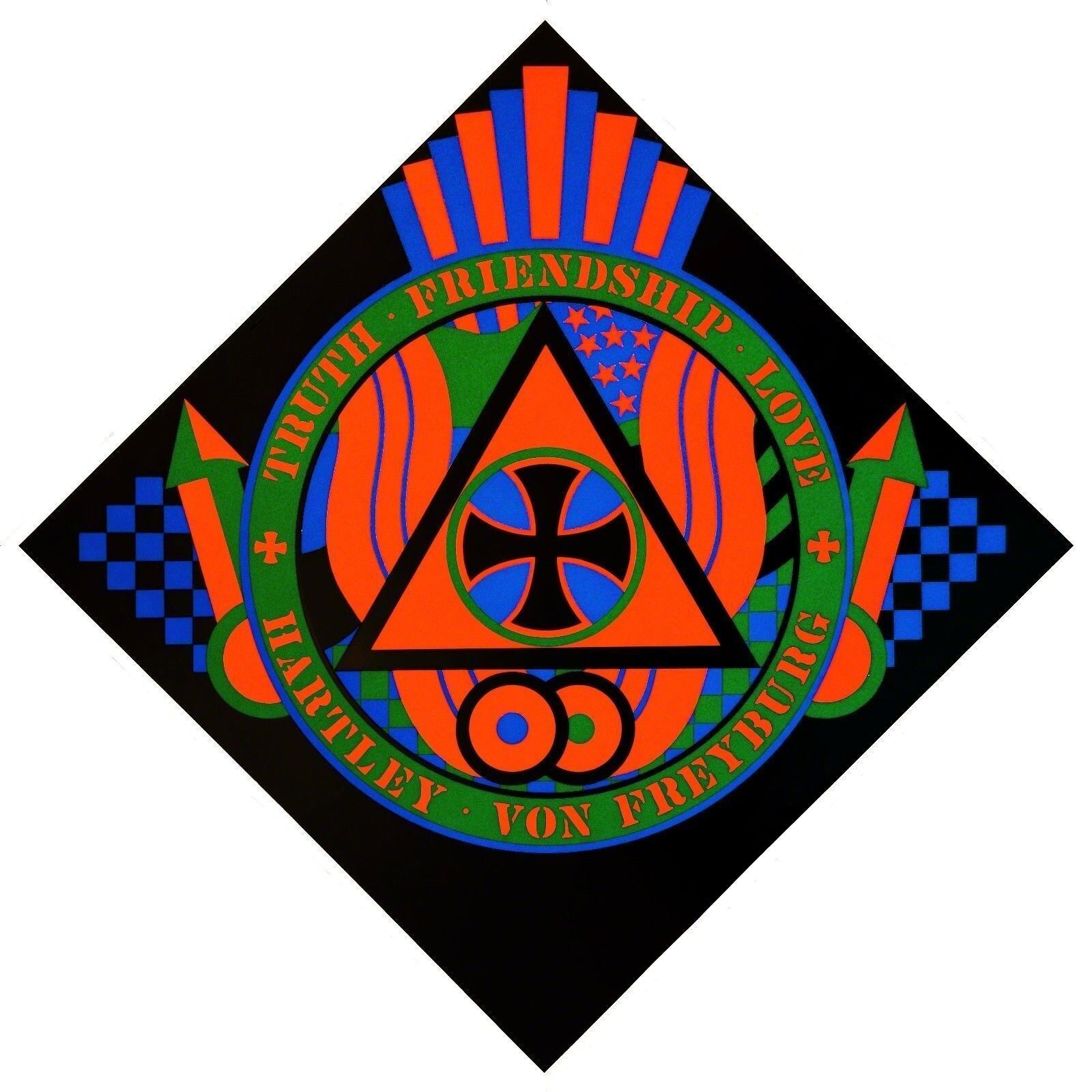 Artwork by Robert Indiana, THE HARTLEY ELEGIES - KvF VIII, Made of Screenprint 