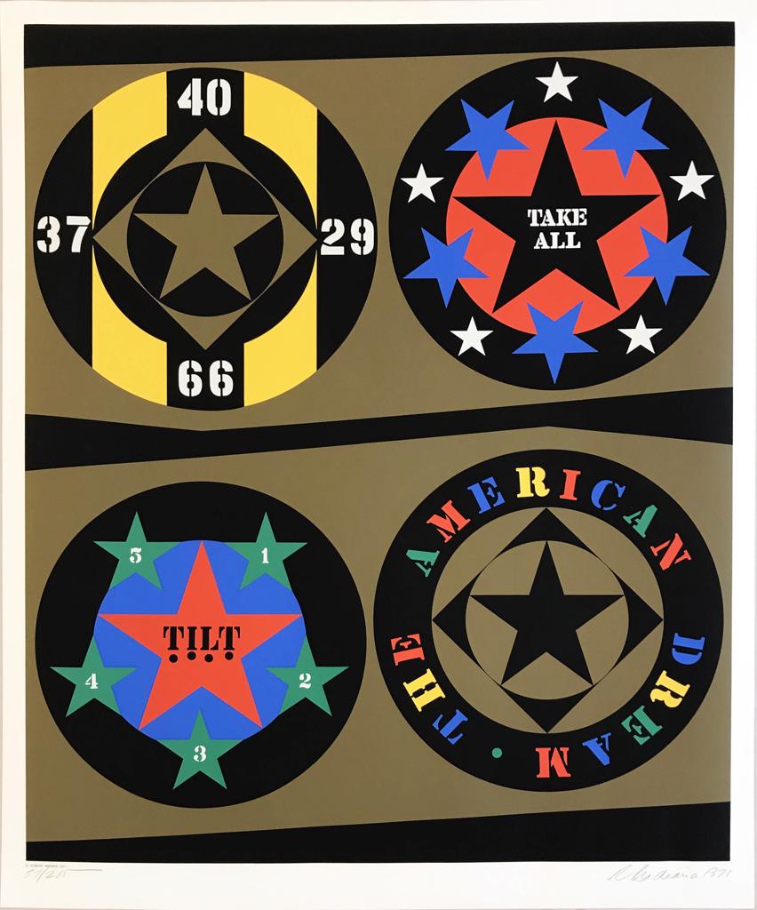 Decade (The American Dream) by Robert Indiana, 1971