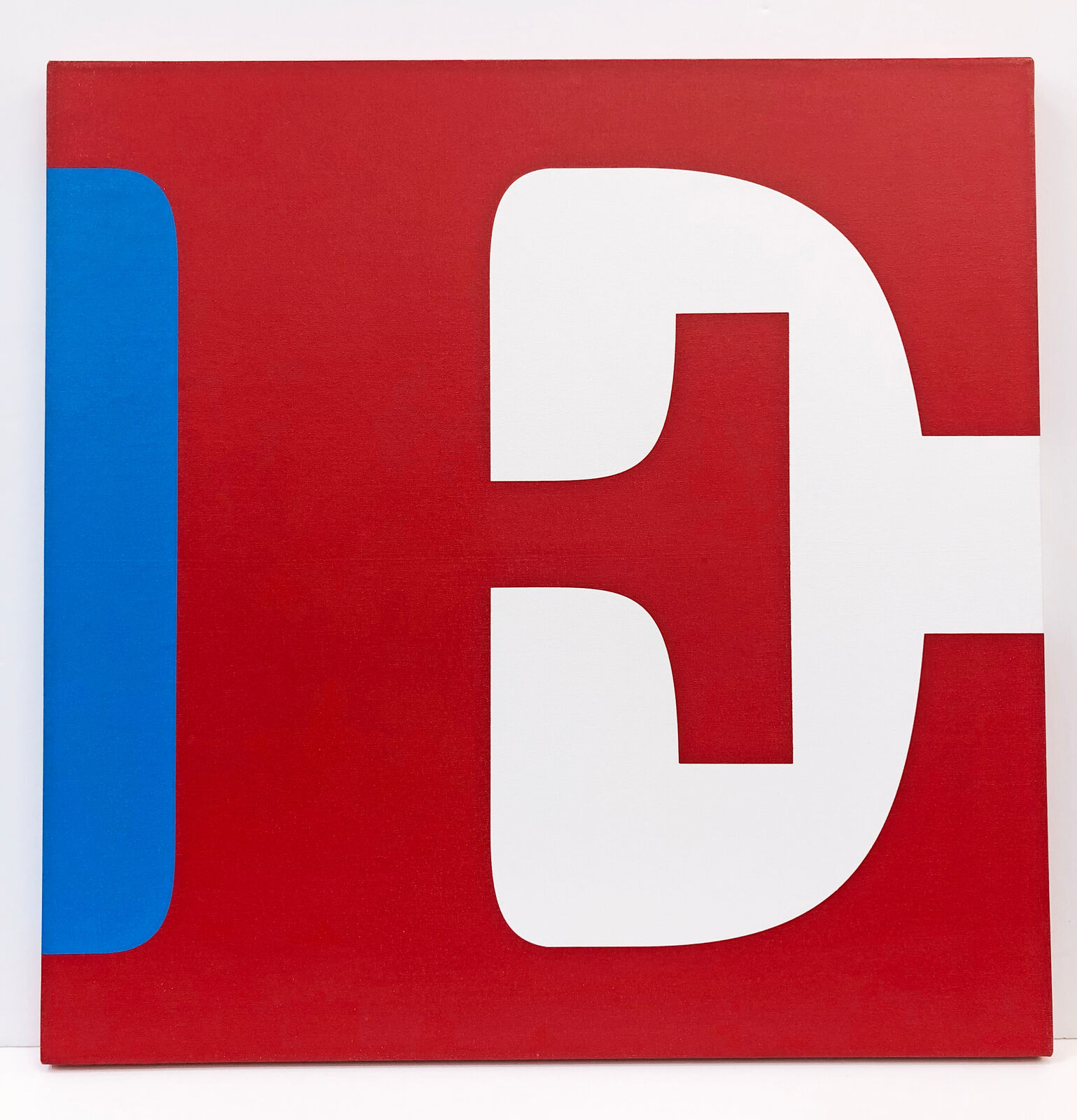 Artwork by Robert Indiana, HOPE (R/W/B), large original 4 panel painting, Made of Oil Painted Silkscreen On Canvas 