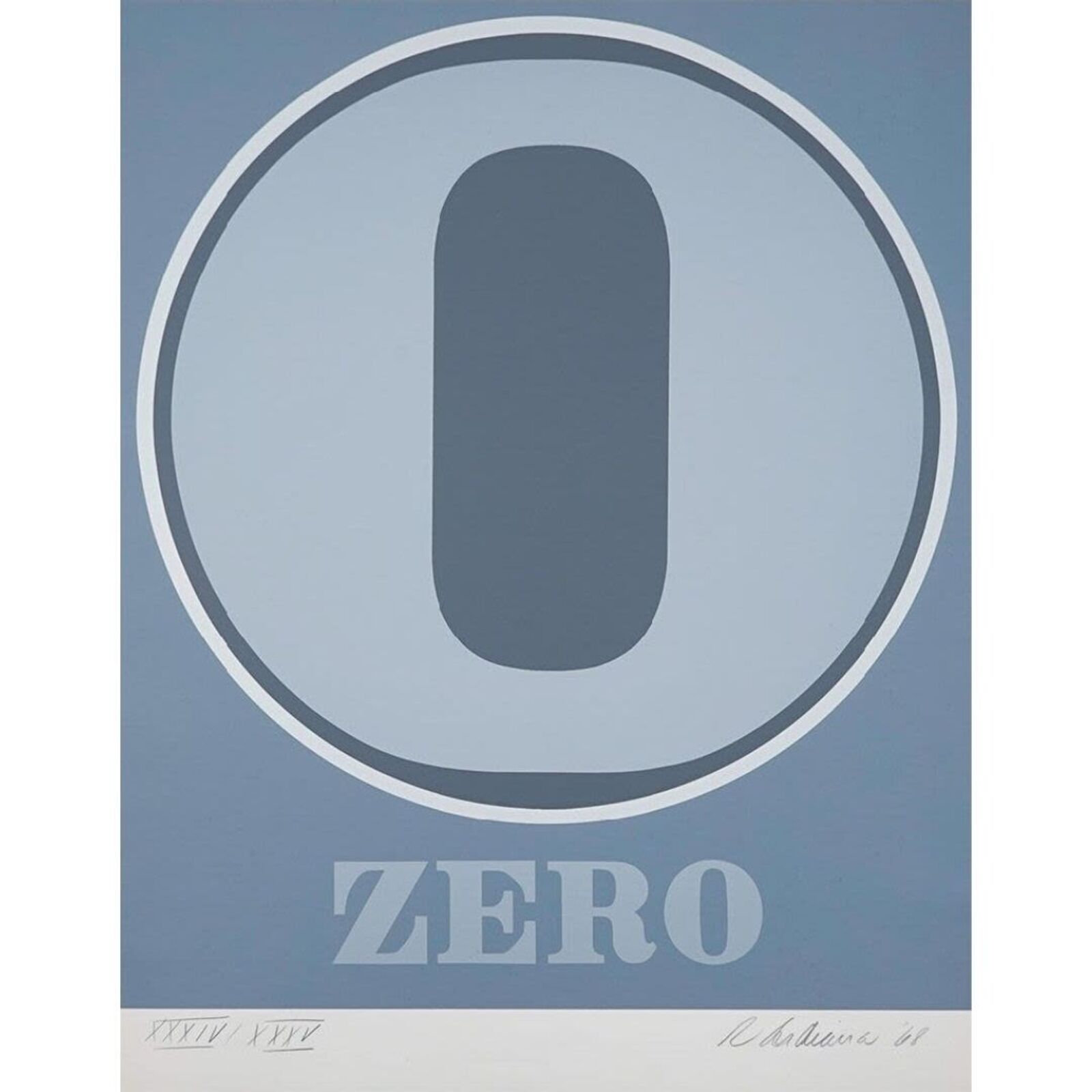 Numbers (Portfolio of 10) by Robert Indiana, 1968