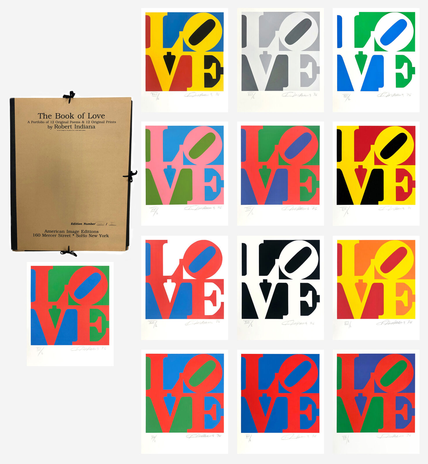 THE BOOK OF LOVE SUITE (DELUXE) by Robert Indiana, 1996