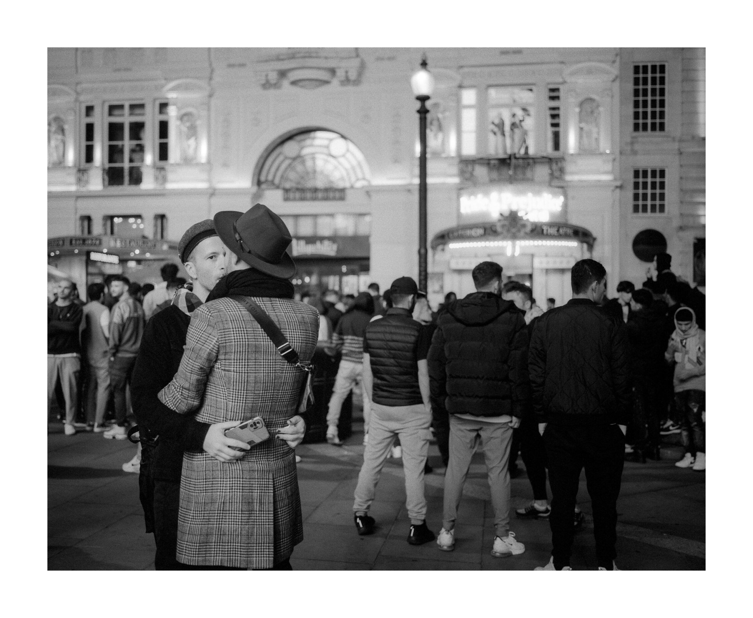 Piccadilly Circus Kiss by Robert John Watson, 2022