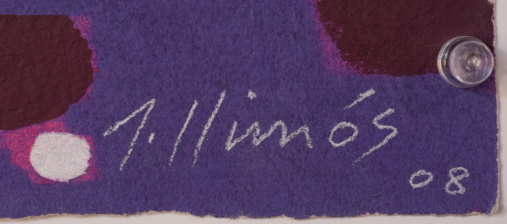 A drawing of a man standing on top of a white pedestal.