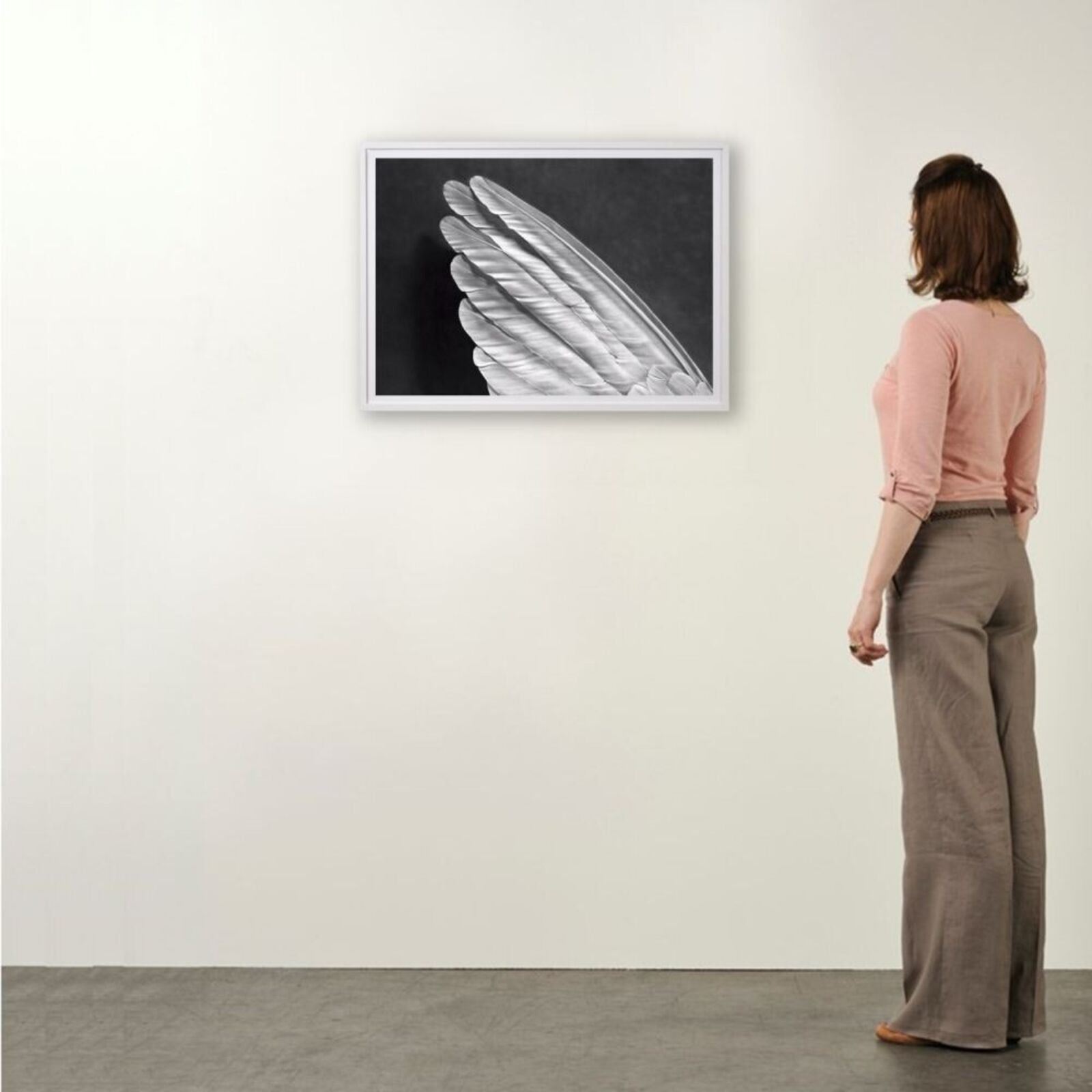 Artwork by Robert Longo, Angel´s Wing (Small Version), Made of Pigment Print 