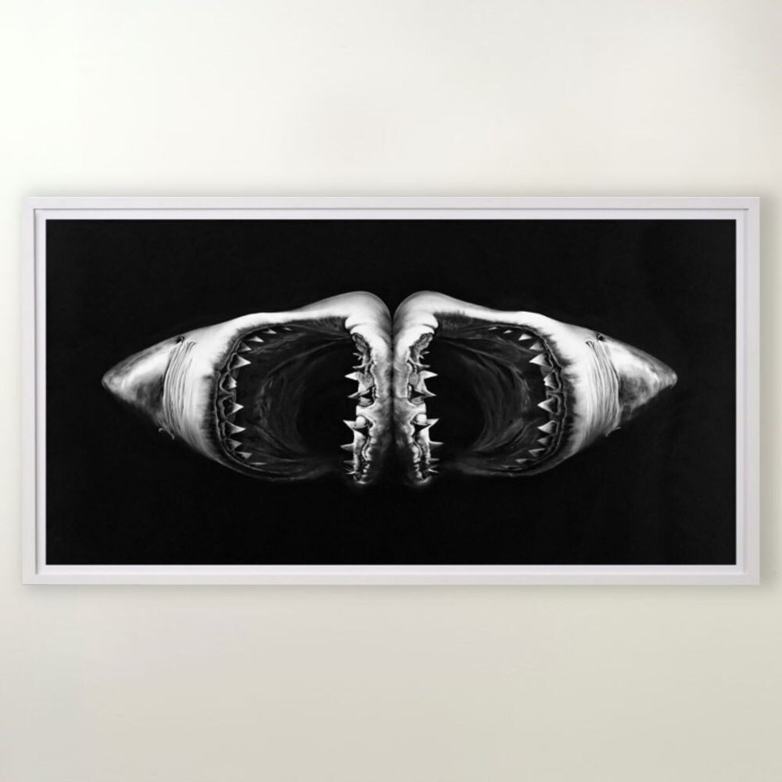 Double Shark by Robert Longo, 2010